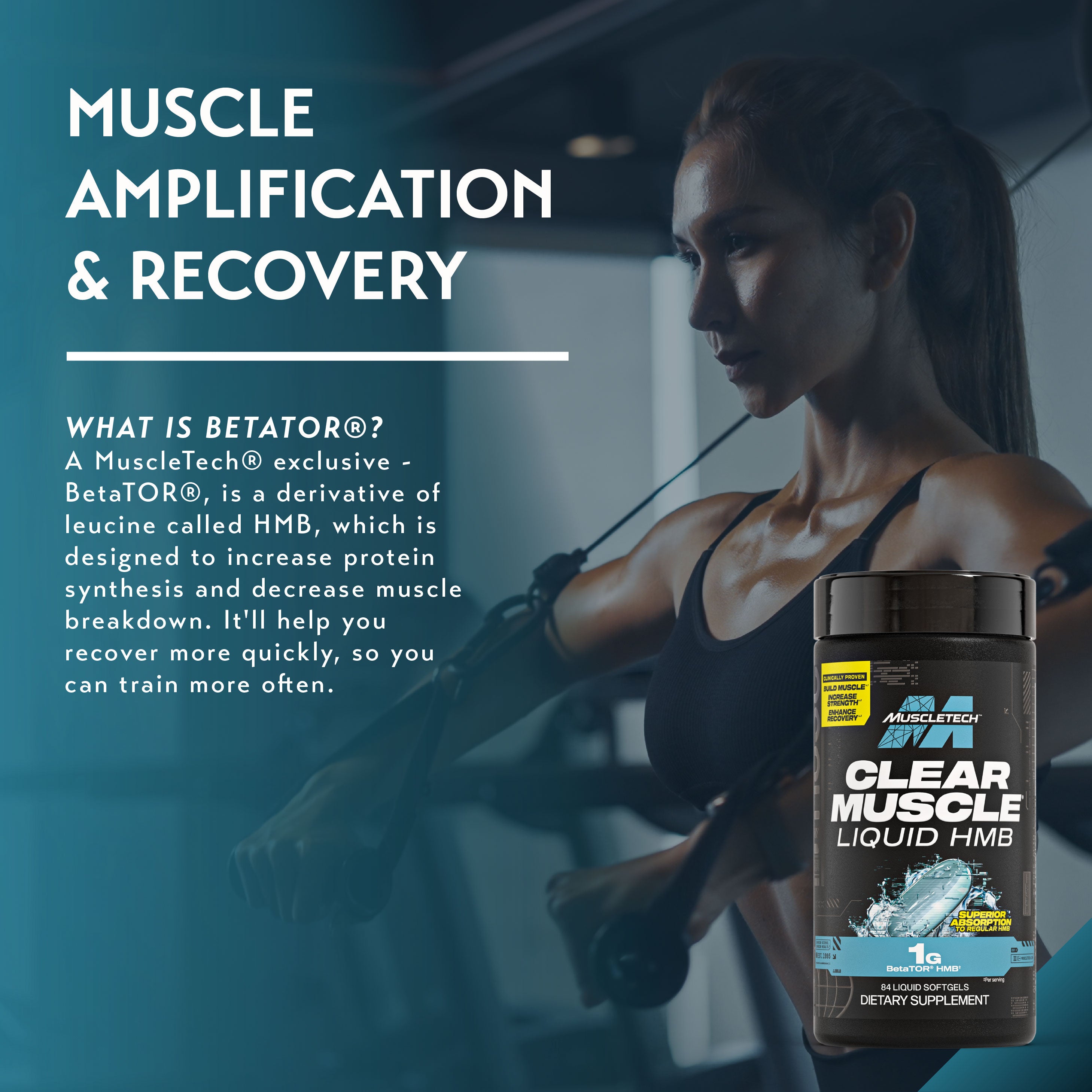 MuscleTech Clear Muscle Liquid Softgels (42s / 84s)