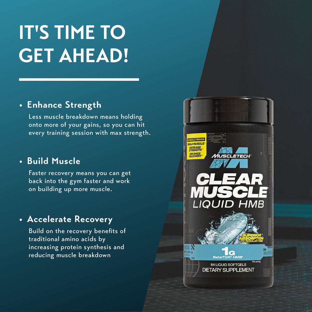 MuscleTech Clear Muscle Liquid Softgels (42s / 84s)