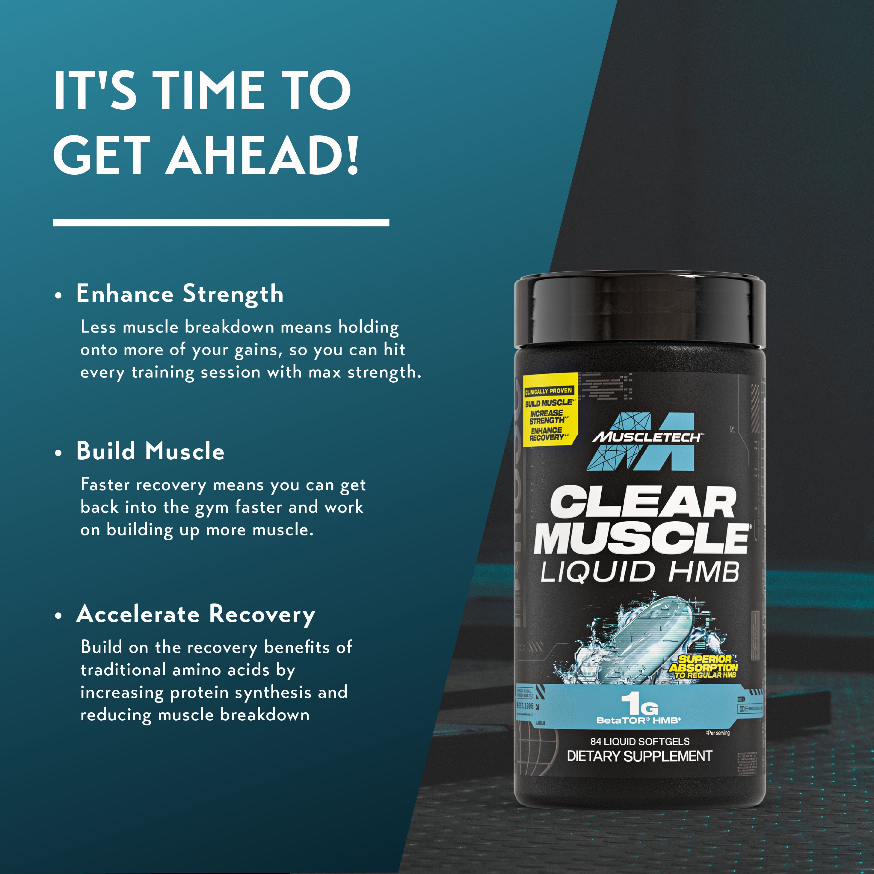 MuscleTech Clear Muscle Liquid Softgels (42s / 84s)