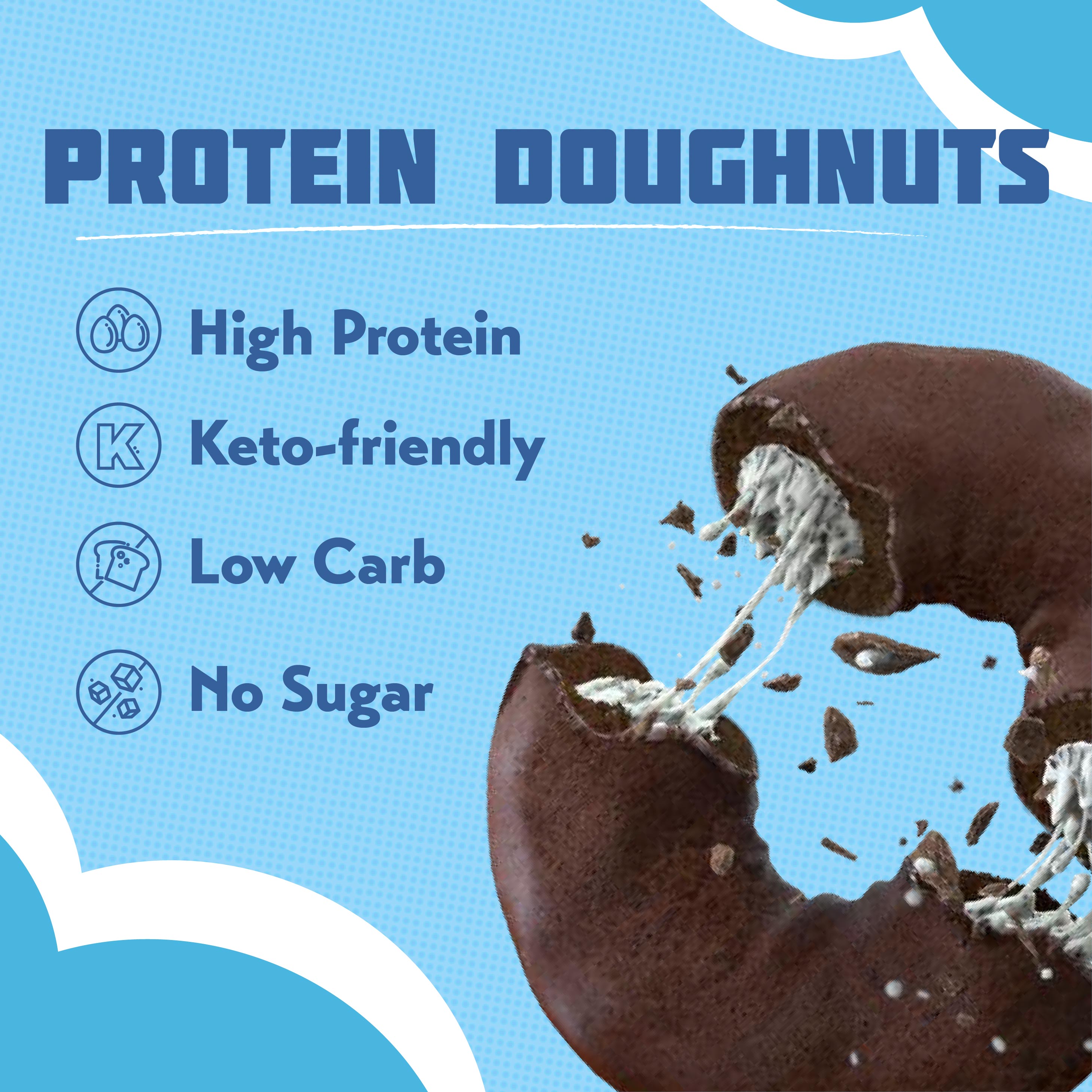 Alasature Protein Doughnuts (Box of 8)