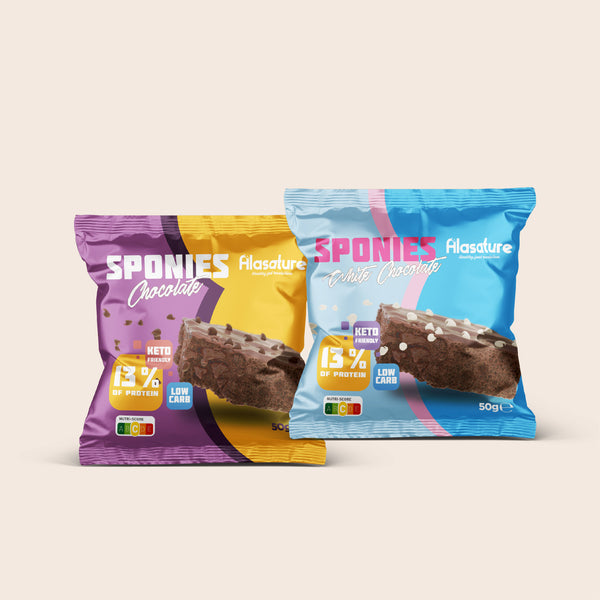 Alasature Protein Sponies (Box of 9)
