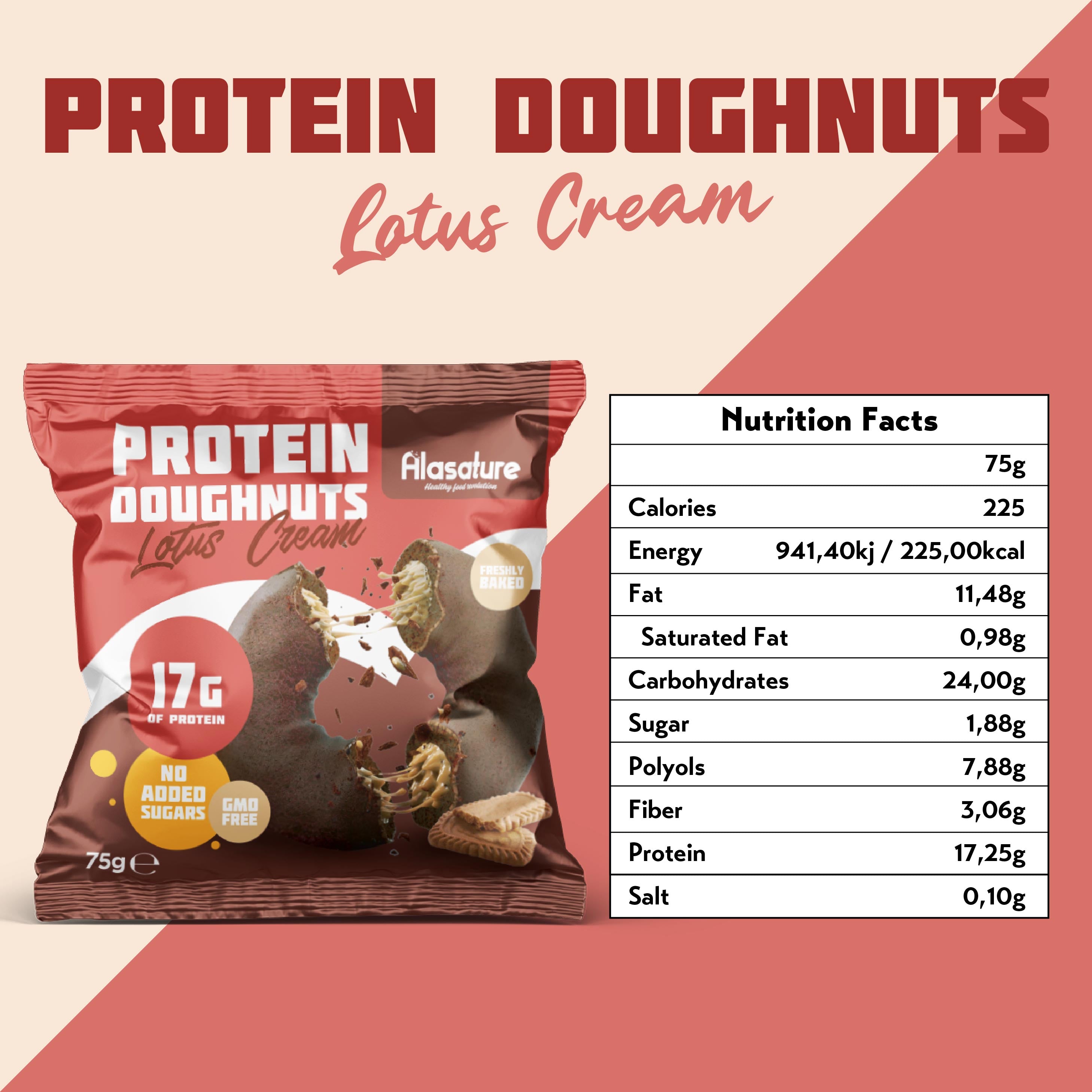 Alasature Protein Doughnuts (Box of 8)