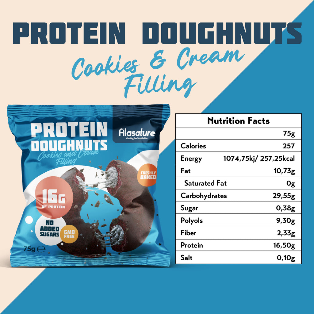 Alasature Protein Doughnuts (Box of 8)