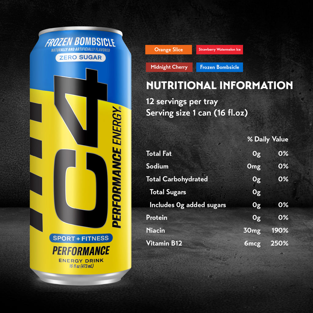 Cellucor C4 Energy Carbonated (Case Of 12/6)