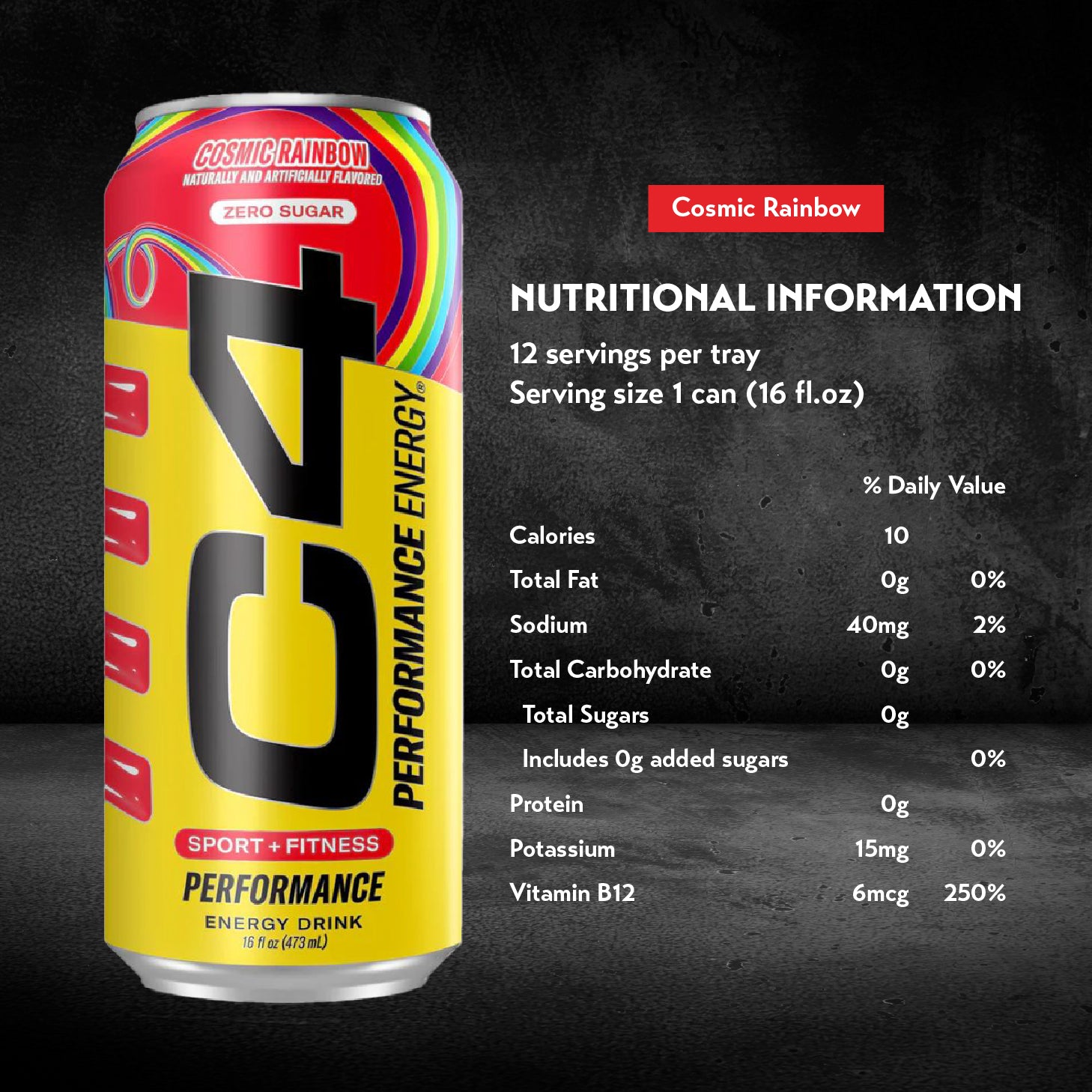 Cellucor C4 Energy Carbonated (Case Of 12/6)