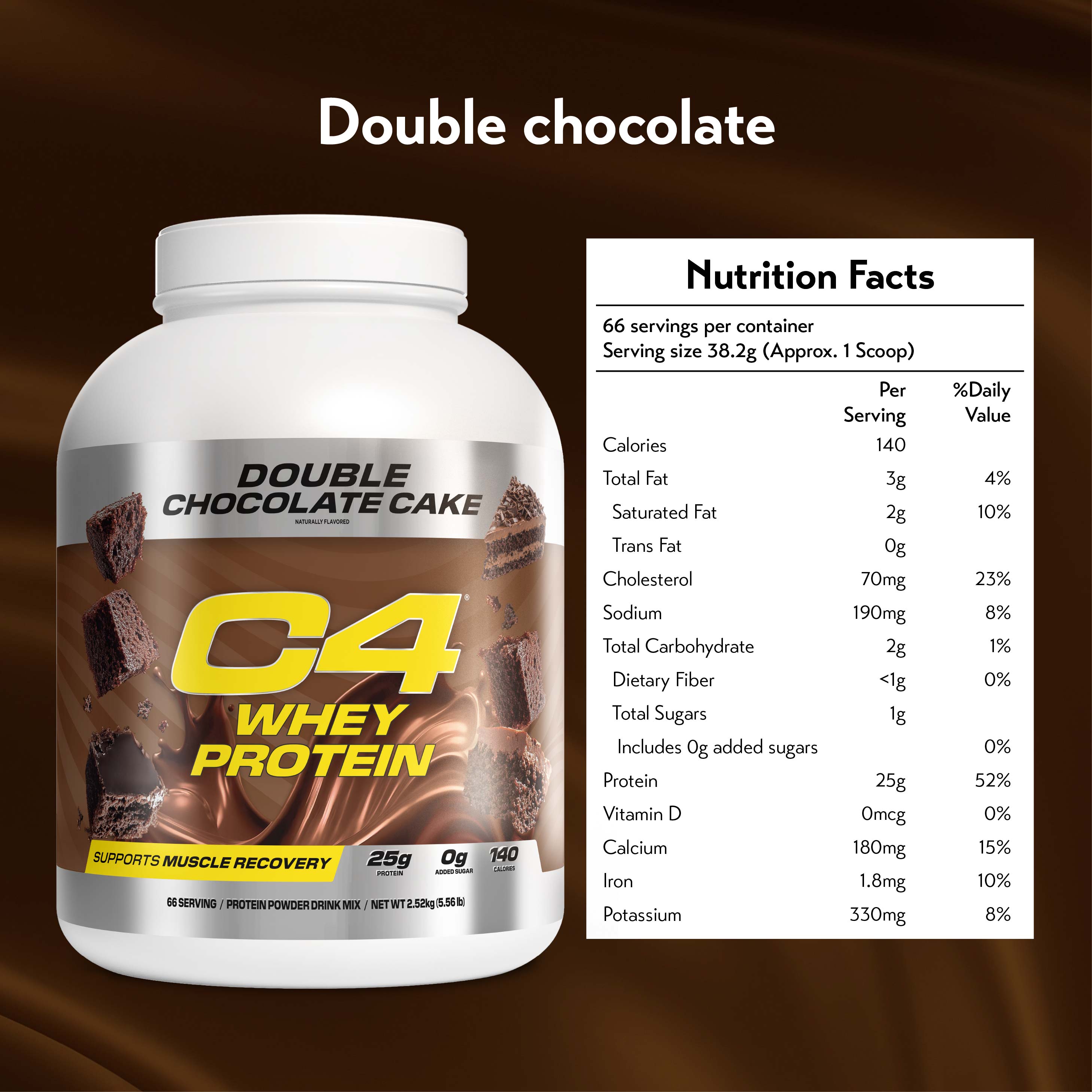 Cellucor C4 Whey Protein Powder 2.28kg - 66 servings