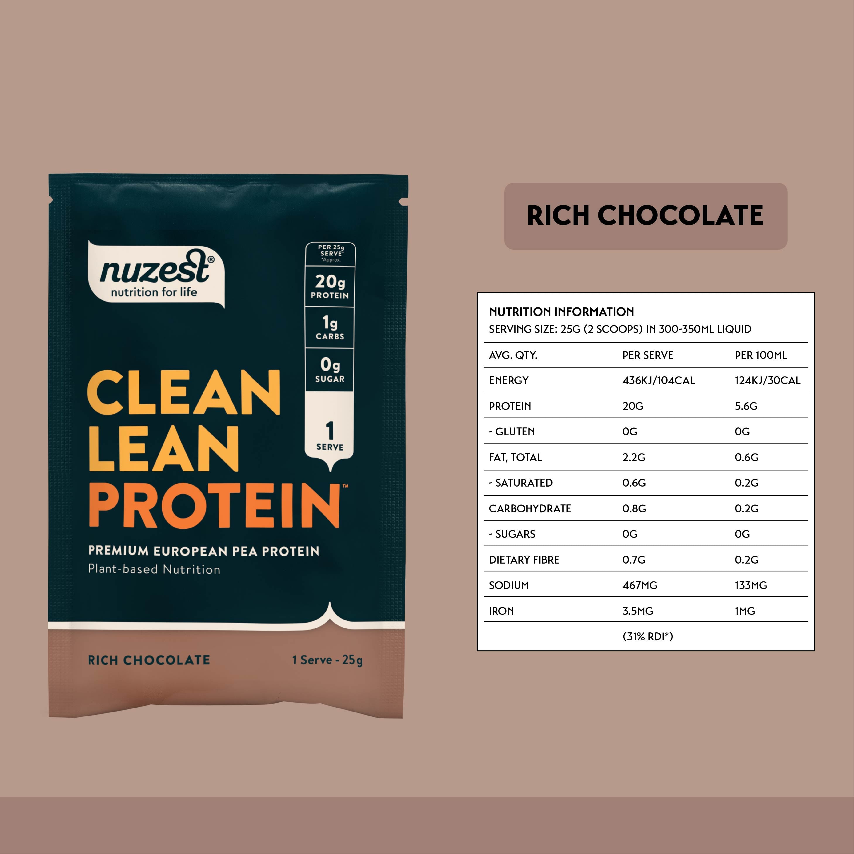 Nuzest Clean Lean Protein (25g)