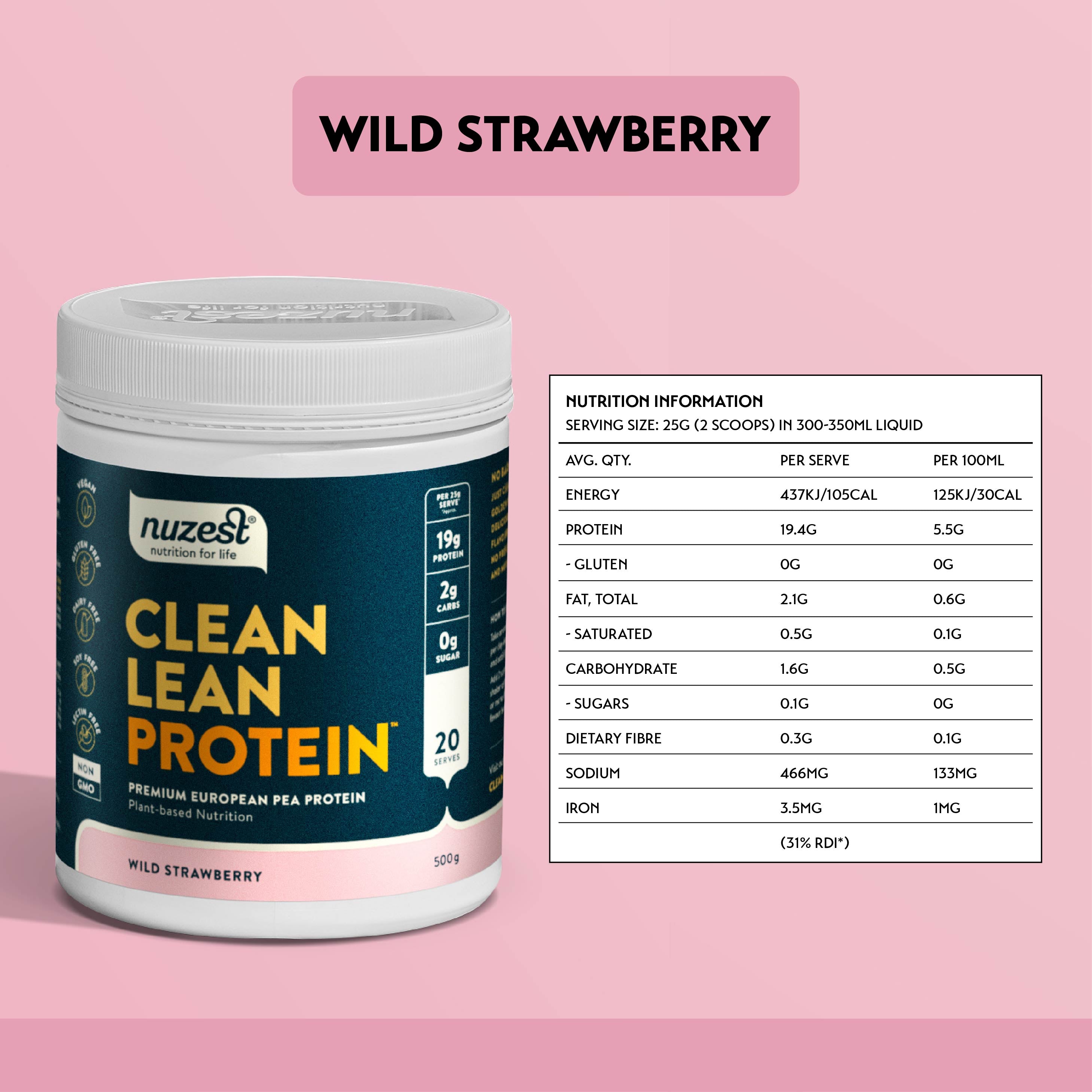 Nuzest Clean Lean Protein (500g)