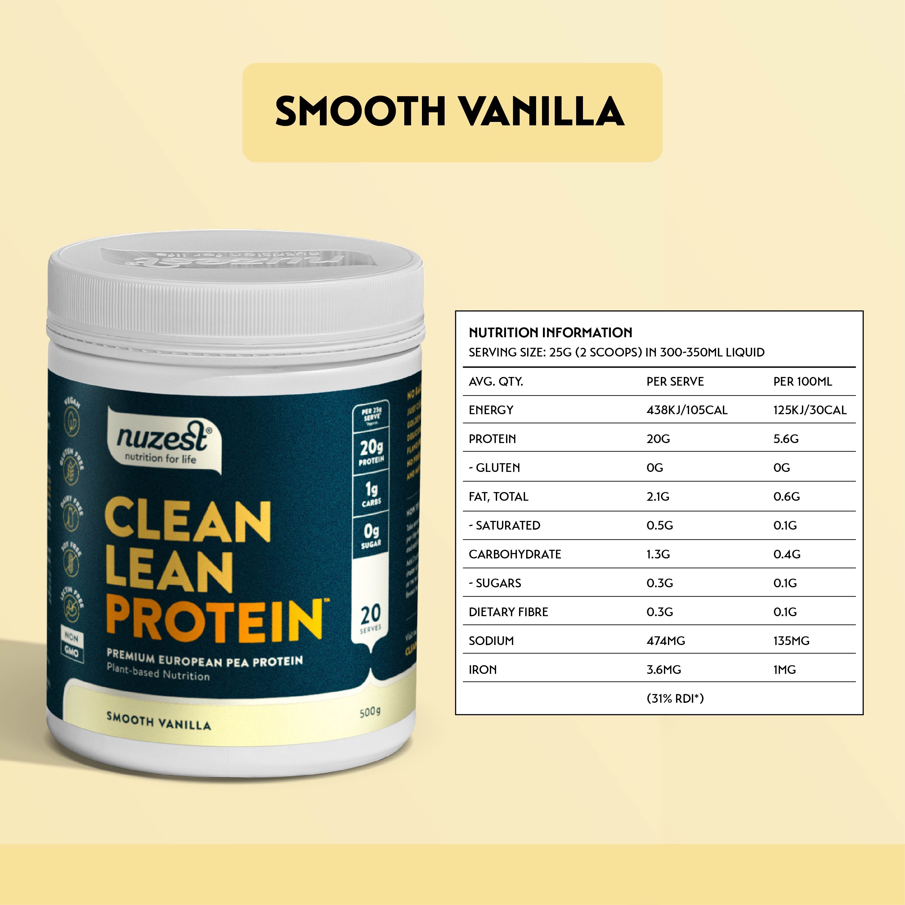 Nuzest Clean Lean Protein (500g)