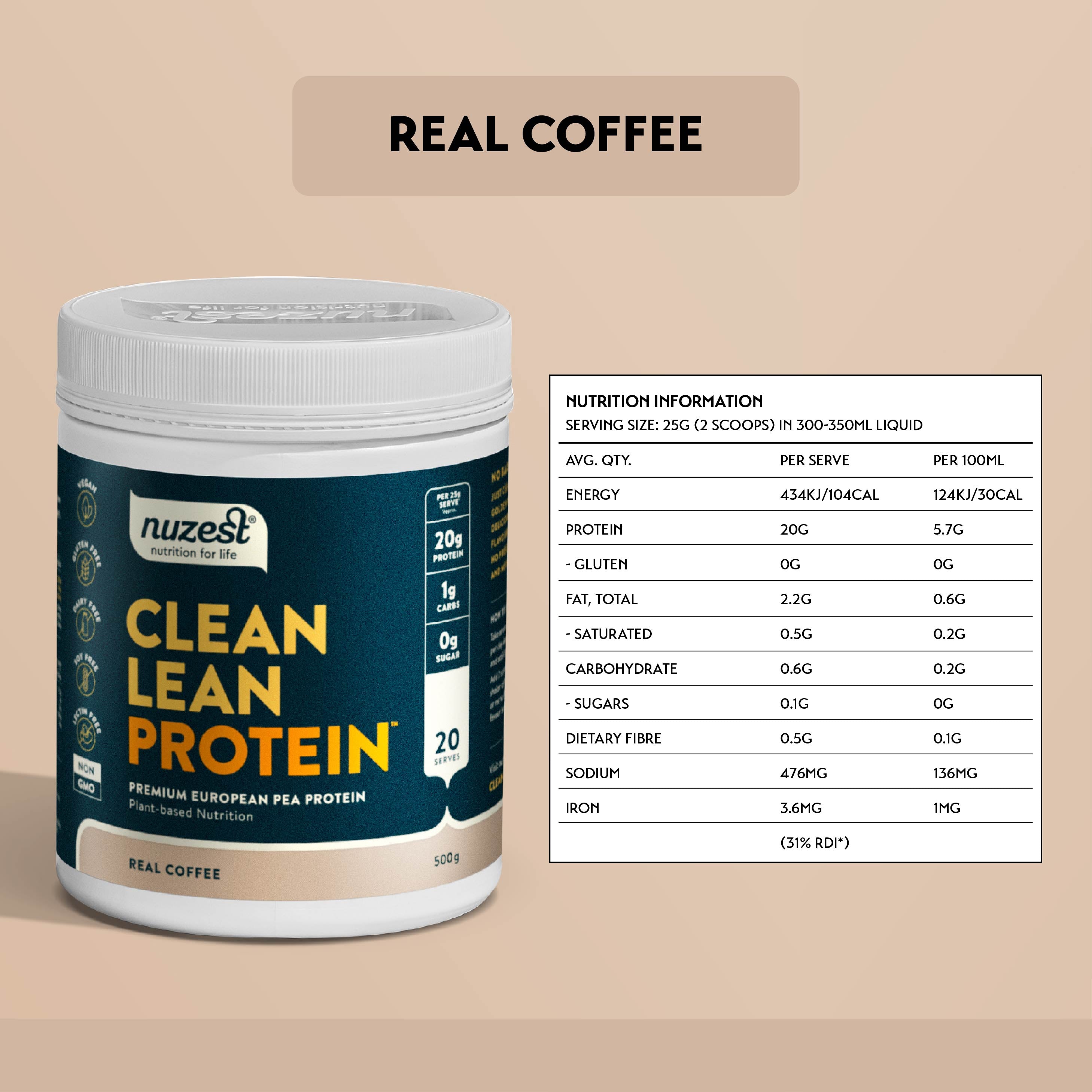 Nuzest Clean Lean Protein (500g)