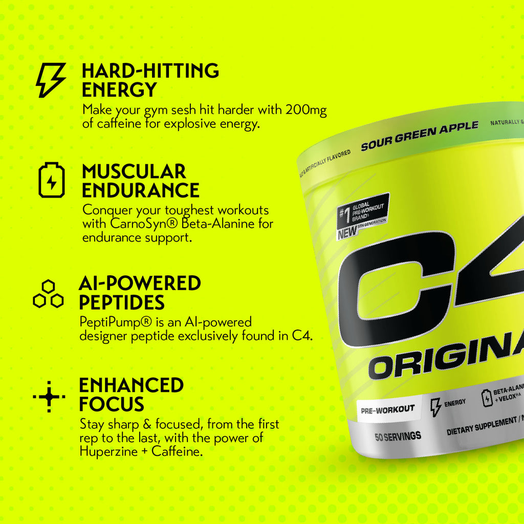 Cellucor C4 Original Pre Workout Powder (50 servings)