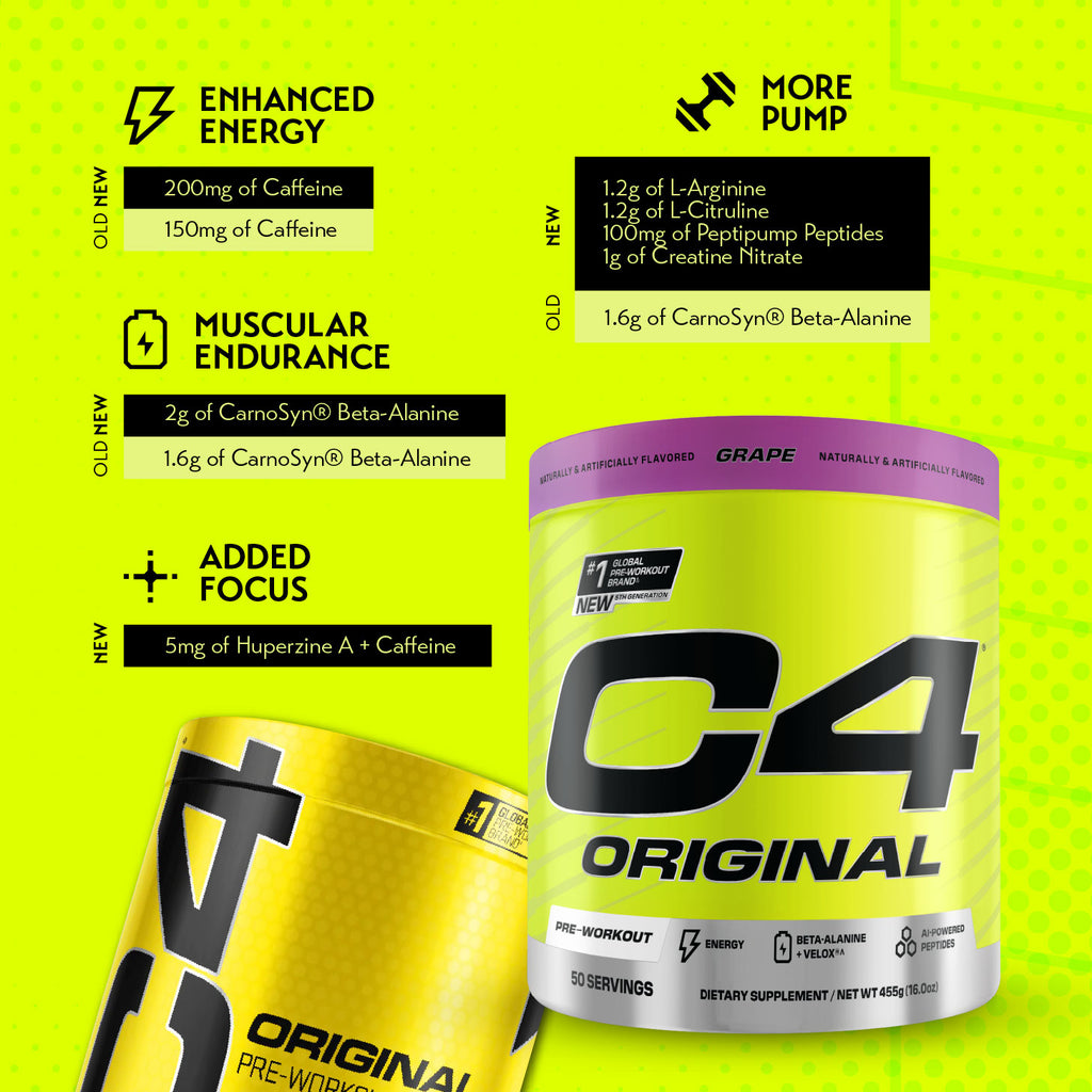Cellucor C4 Original Pre Workout Powder (50 servings)