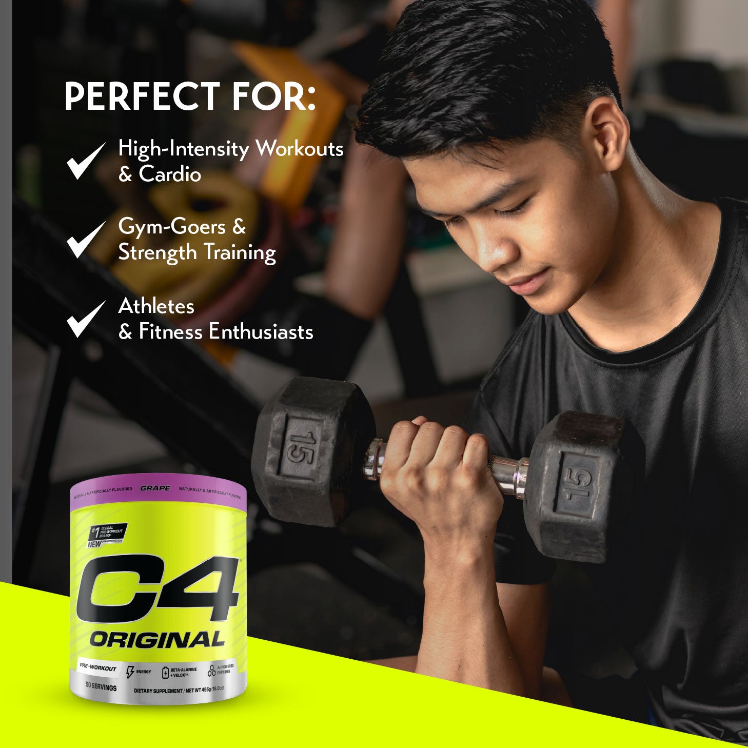 Cellucor C4 Original Pre Workout Powder (50 servings)