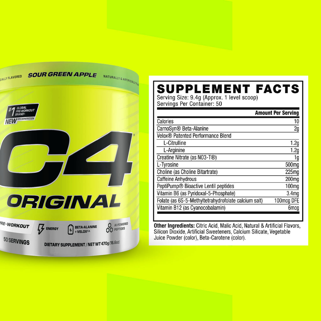 Cellucor C4 Original Pre Workout Powder (50 servings)