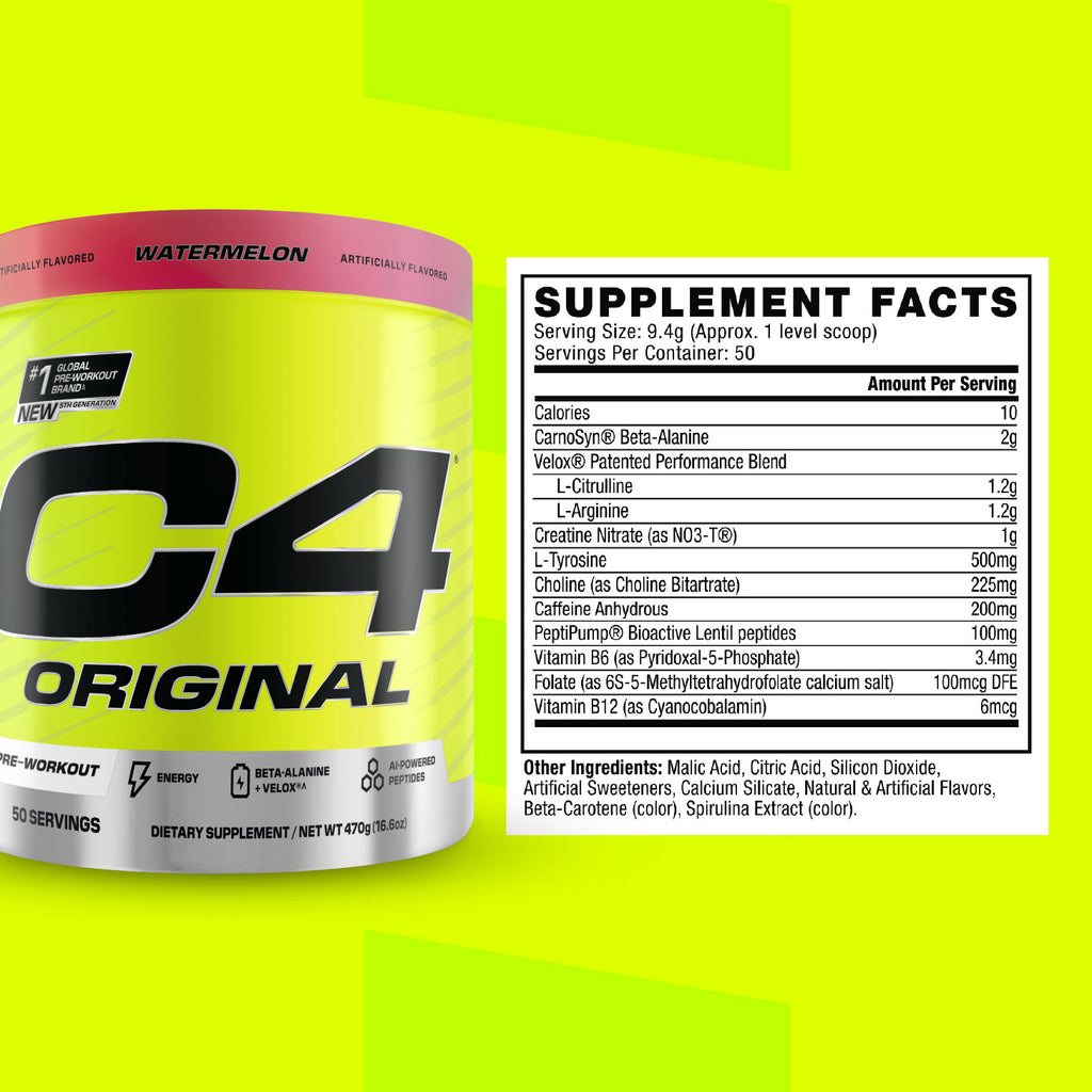 Cellucor C4 Original Pre Workout Powder (50 servings)