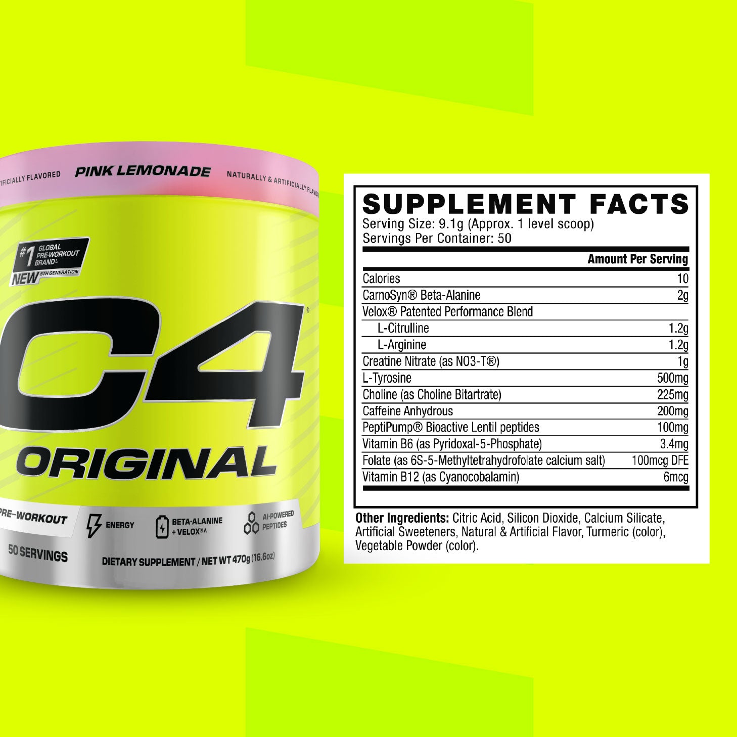 Cellucor C4 Original Pre Workout Powder (50 servings)