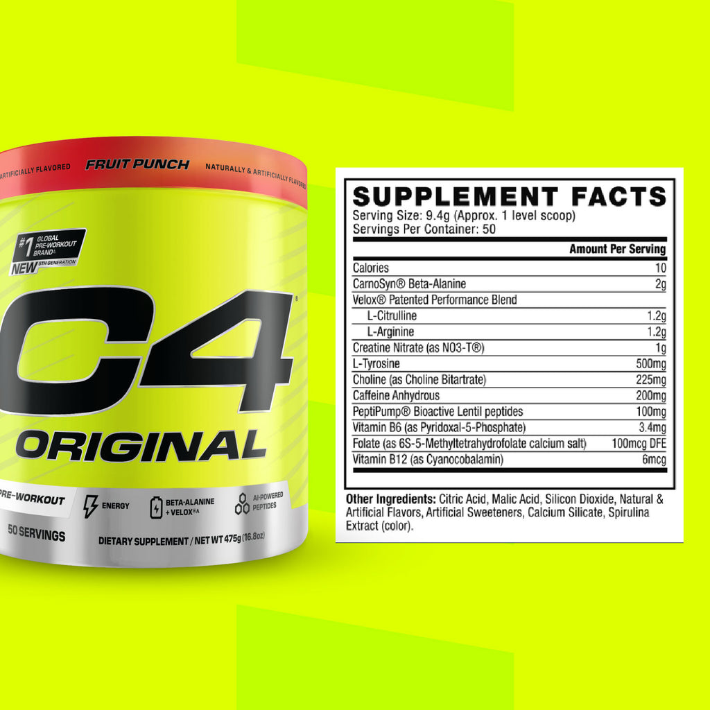 Cellucor C4 Original Pre Workout Powder (50 servings)