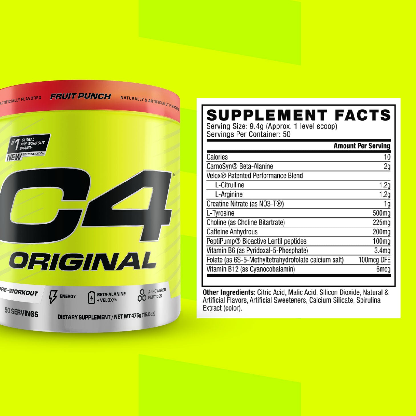 Cellucor C4 Original Pre Workout Powder (50 servings)