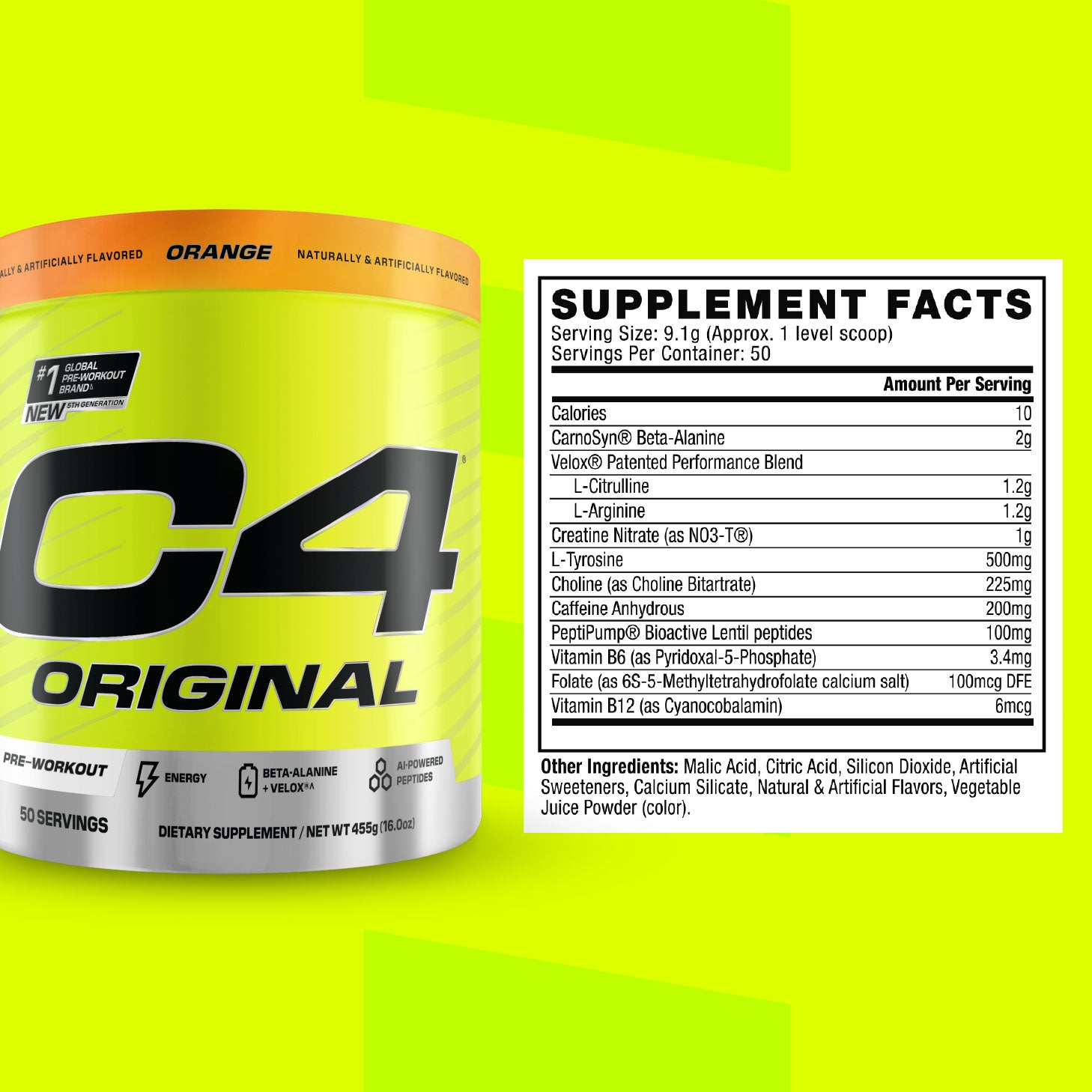 Cellucor C4 Original Pre Workout Powder (50 servings)