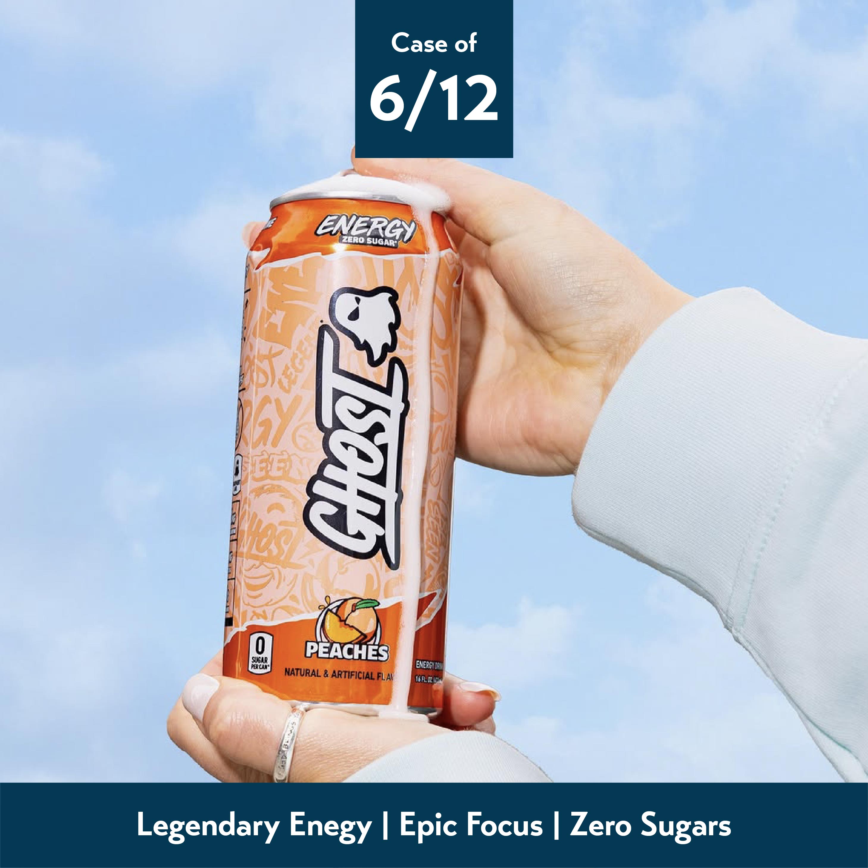 Ghost Energy Drink 16fl oz (Case of 6/12)