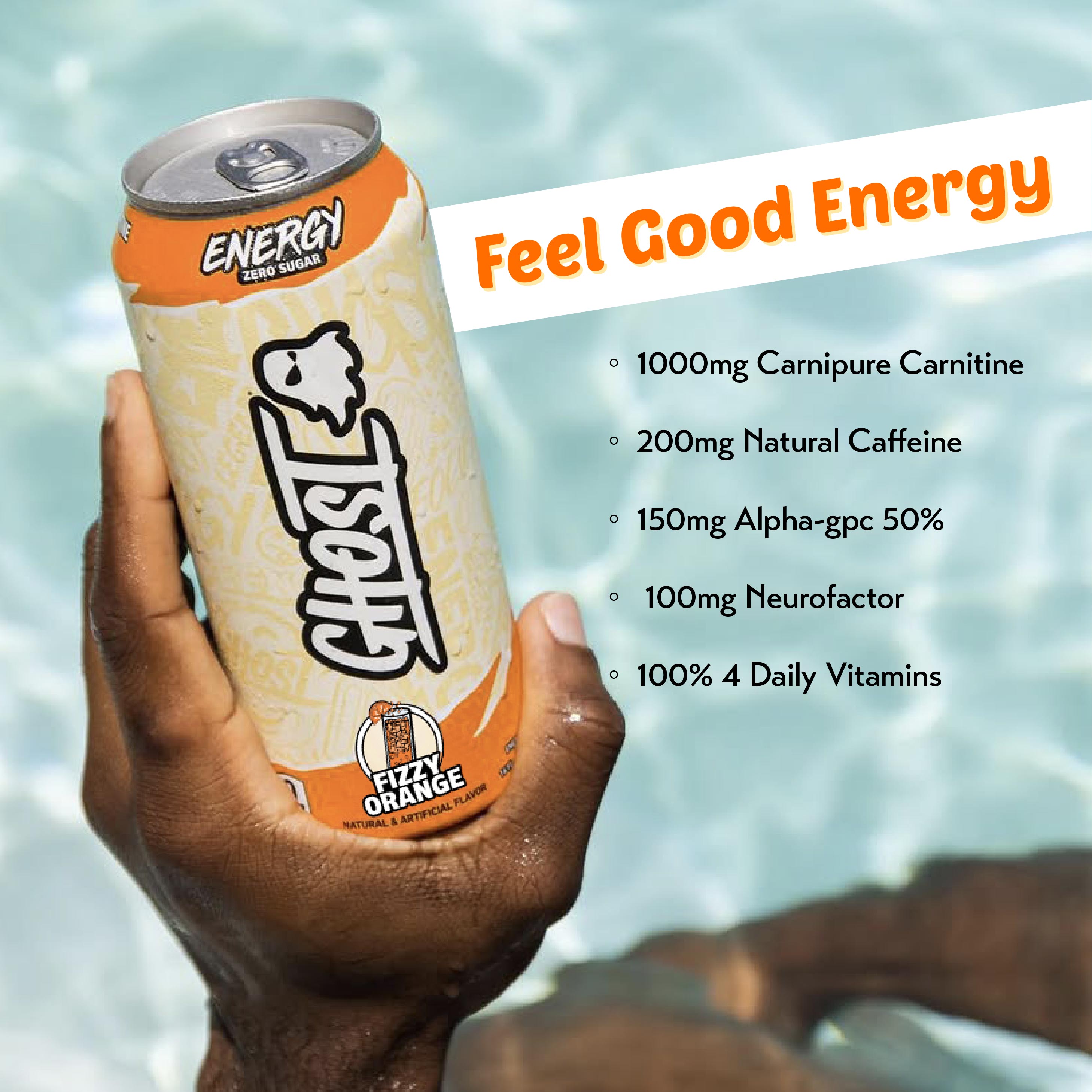 Ghost Energy Drink 16fl oz (Case of 6/12)