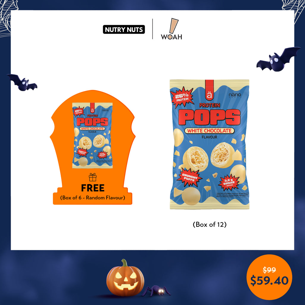 [HALLOWEEN Trick or Treat] Nano Supps Protein Pops 12s + FREE 6s