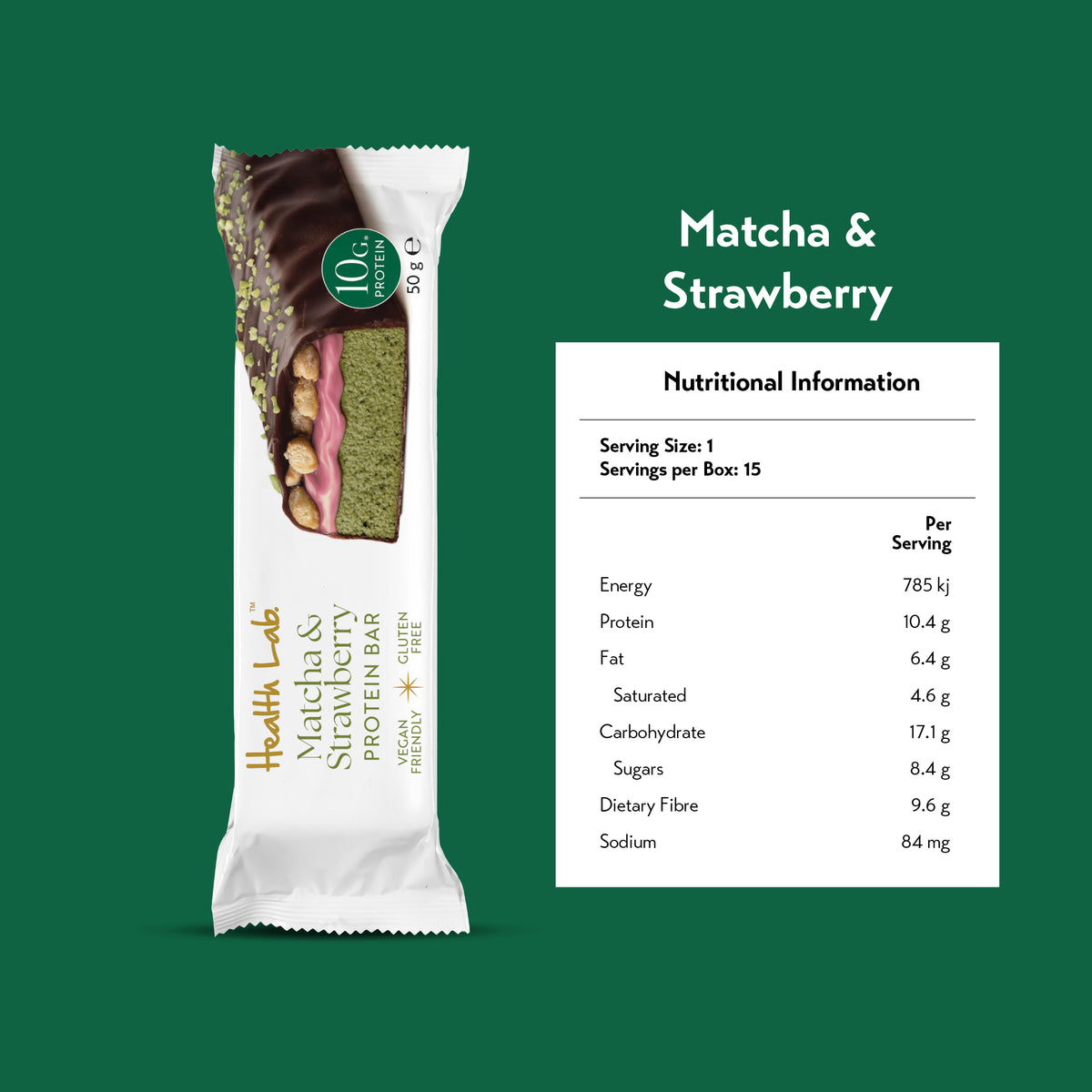 Health Lab Protein Bar 50g x 15s