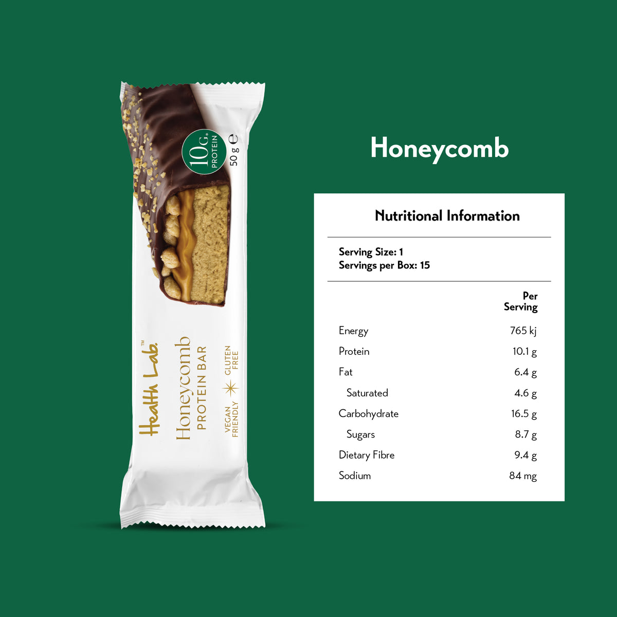 Health Lab Protein Bar 50g x 15s