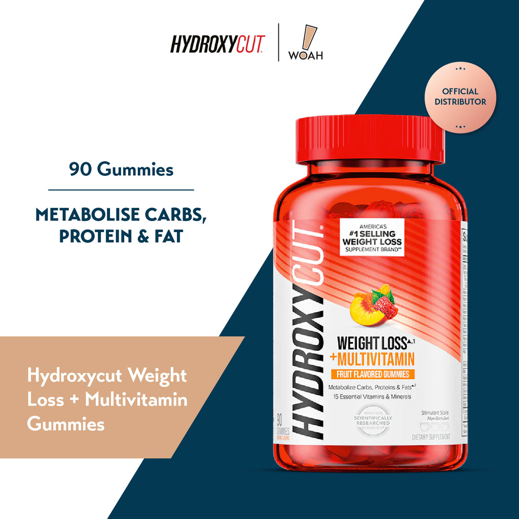 Hydroxycut Weight Loss + Multivitamin Gummies (90 servings)