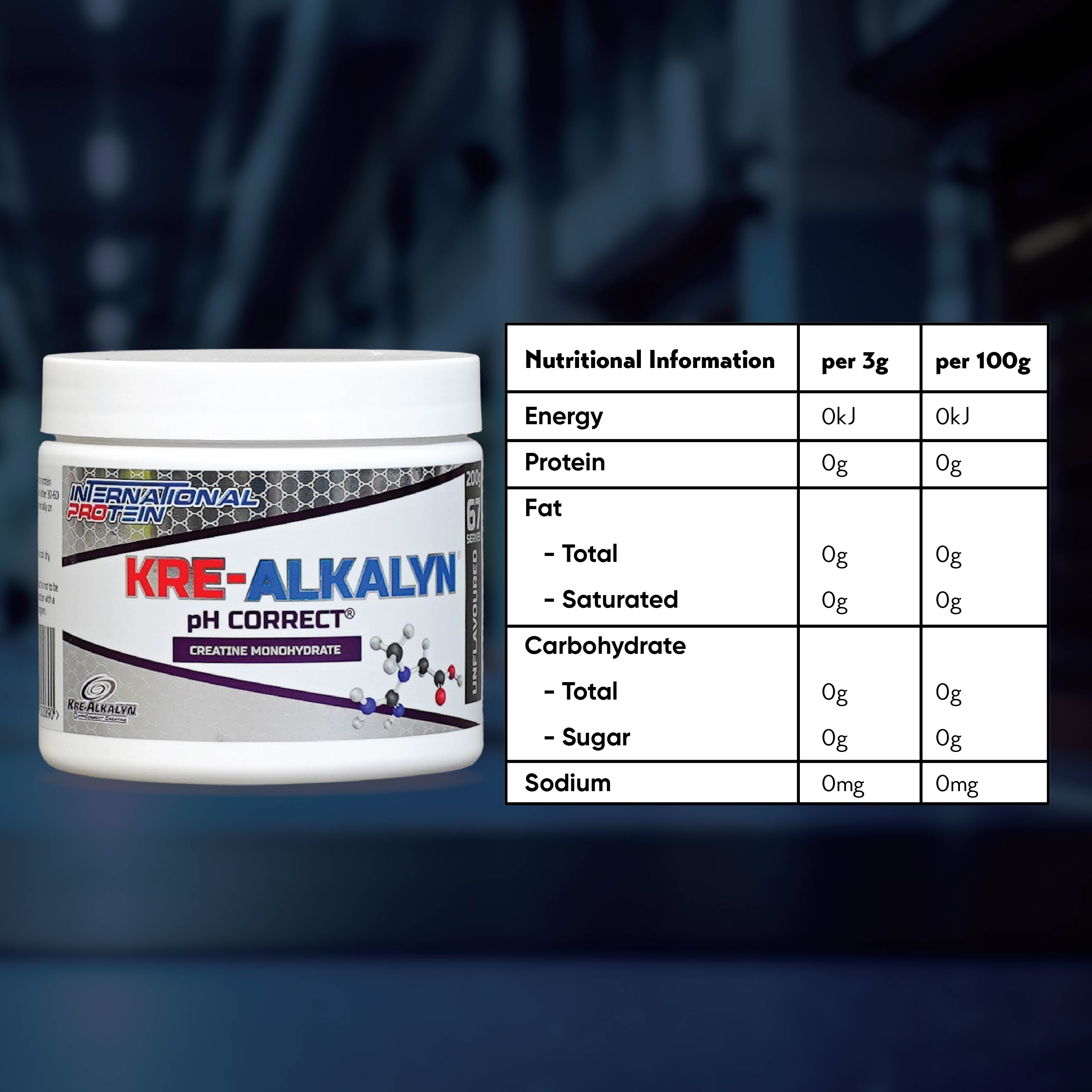 International Protein Kre-Alkalyn Natural (200g)