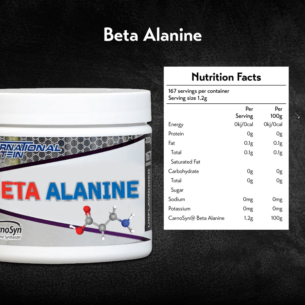 International Protein Beta Alanine (200g - 167 servings)