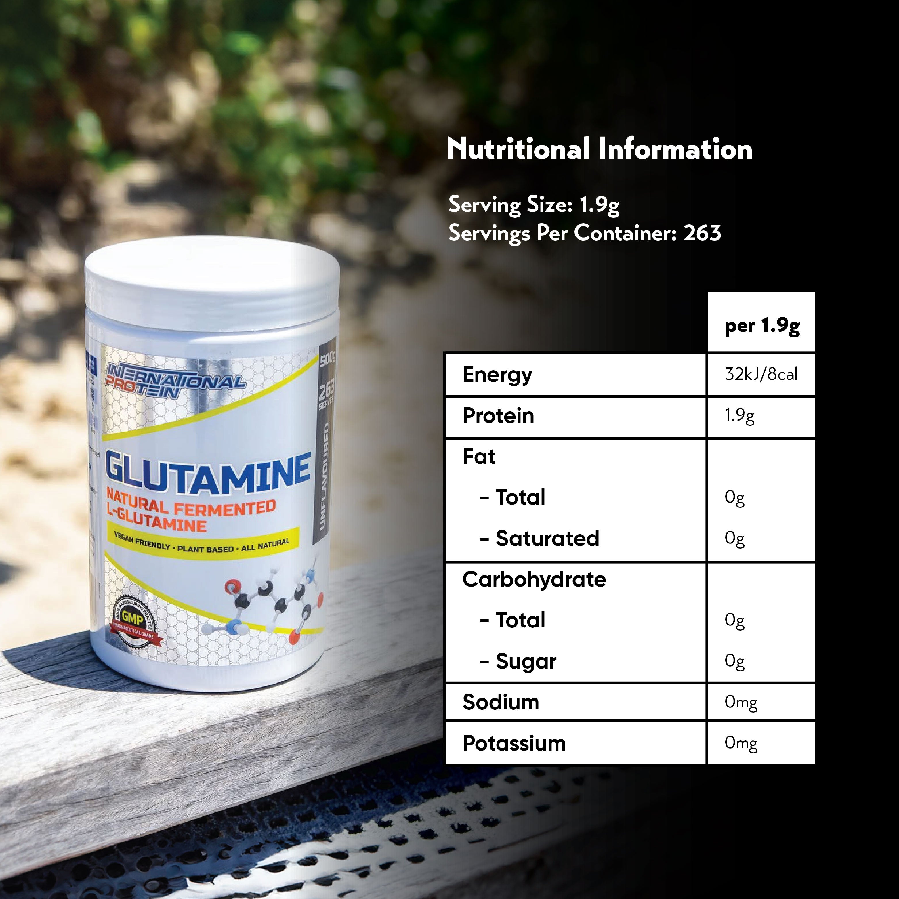 International Protein Glutamine (500g)