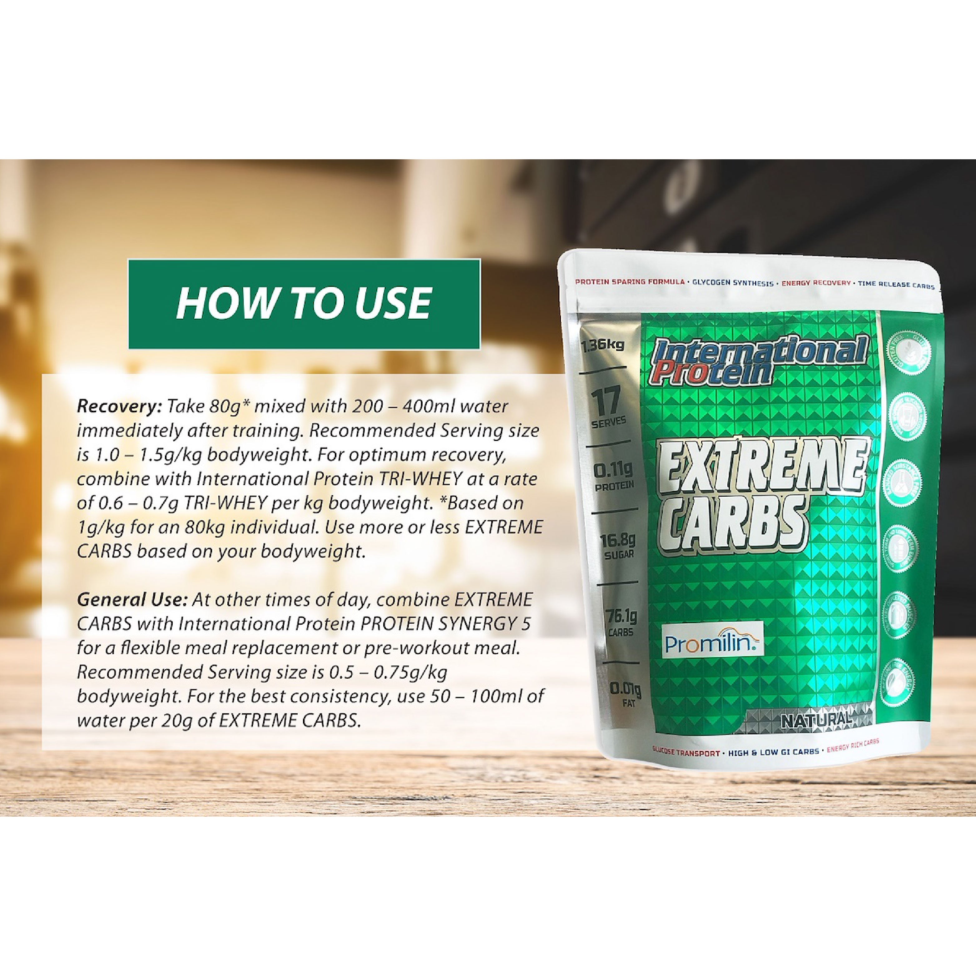 International Protein Extreme Carbs (1.36kg)