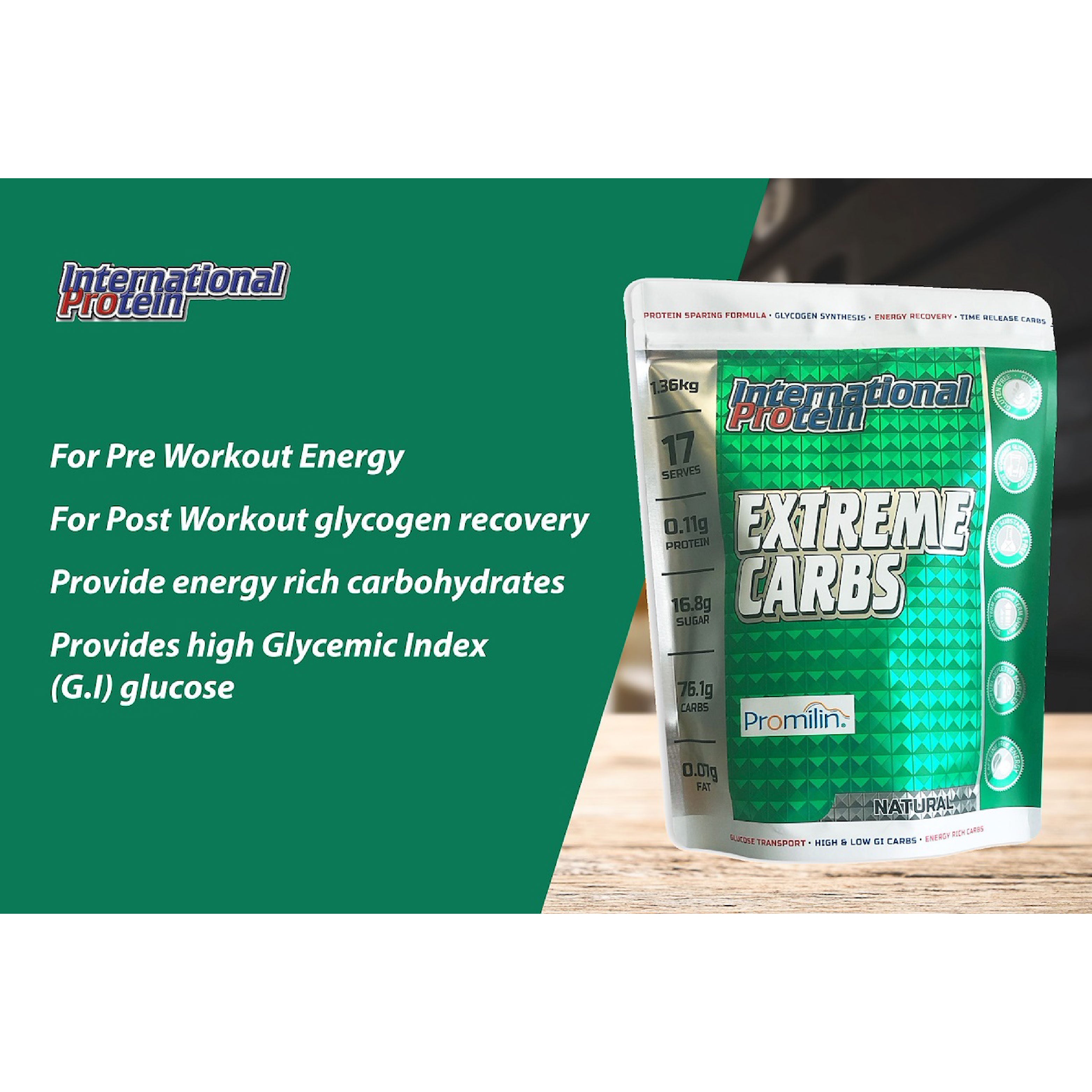 International Protein Extreme Carbs (1.36kg)