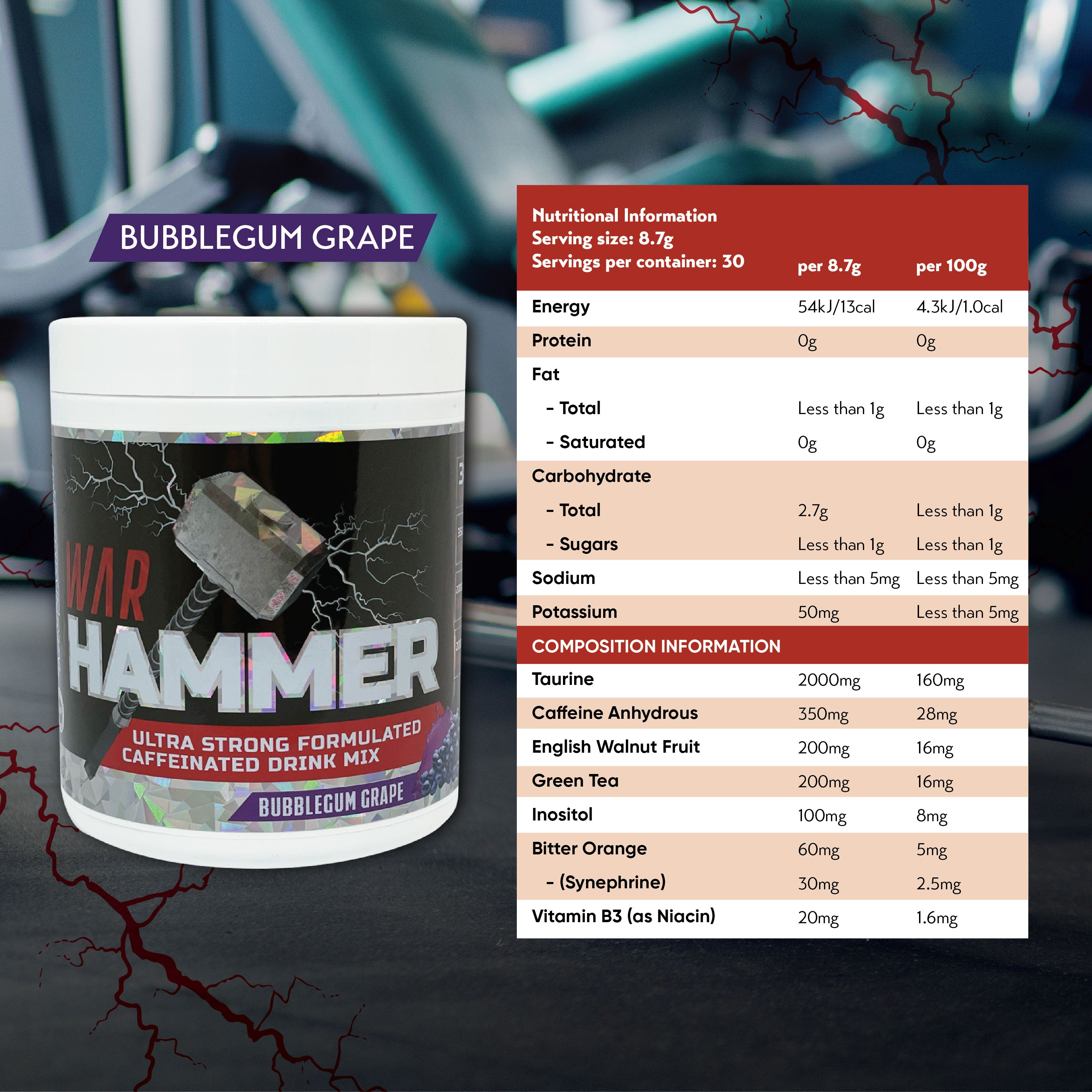 International Protein War Hammer (265g)