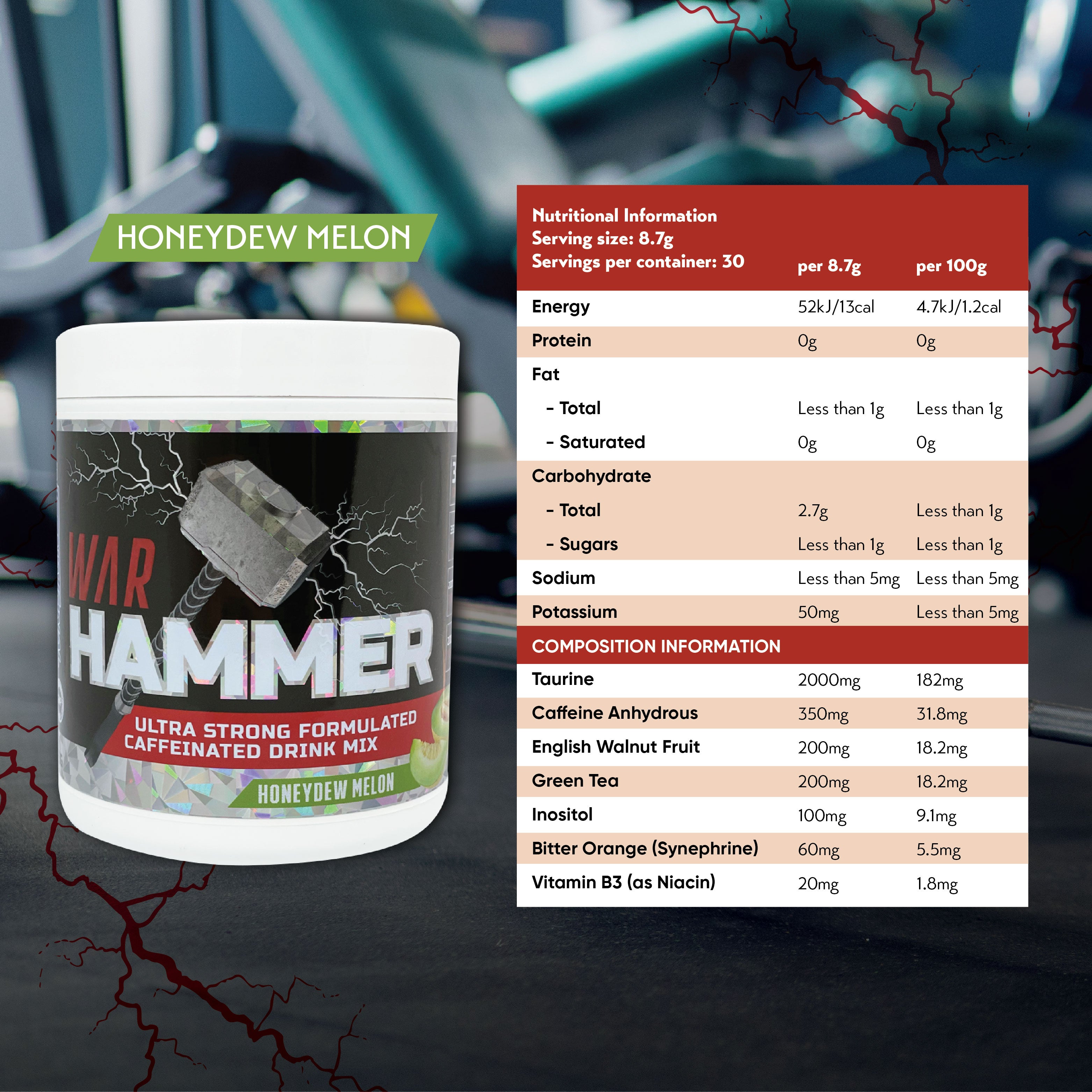 International Protein War Hammer (265g)