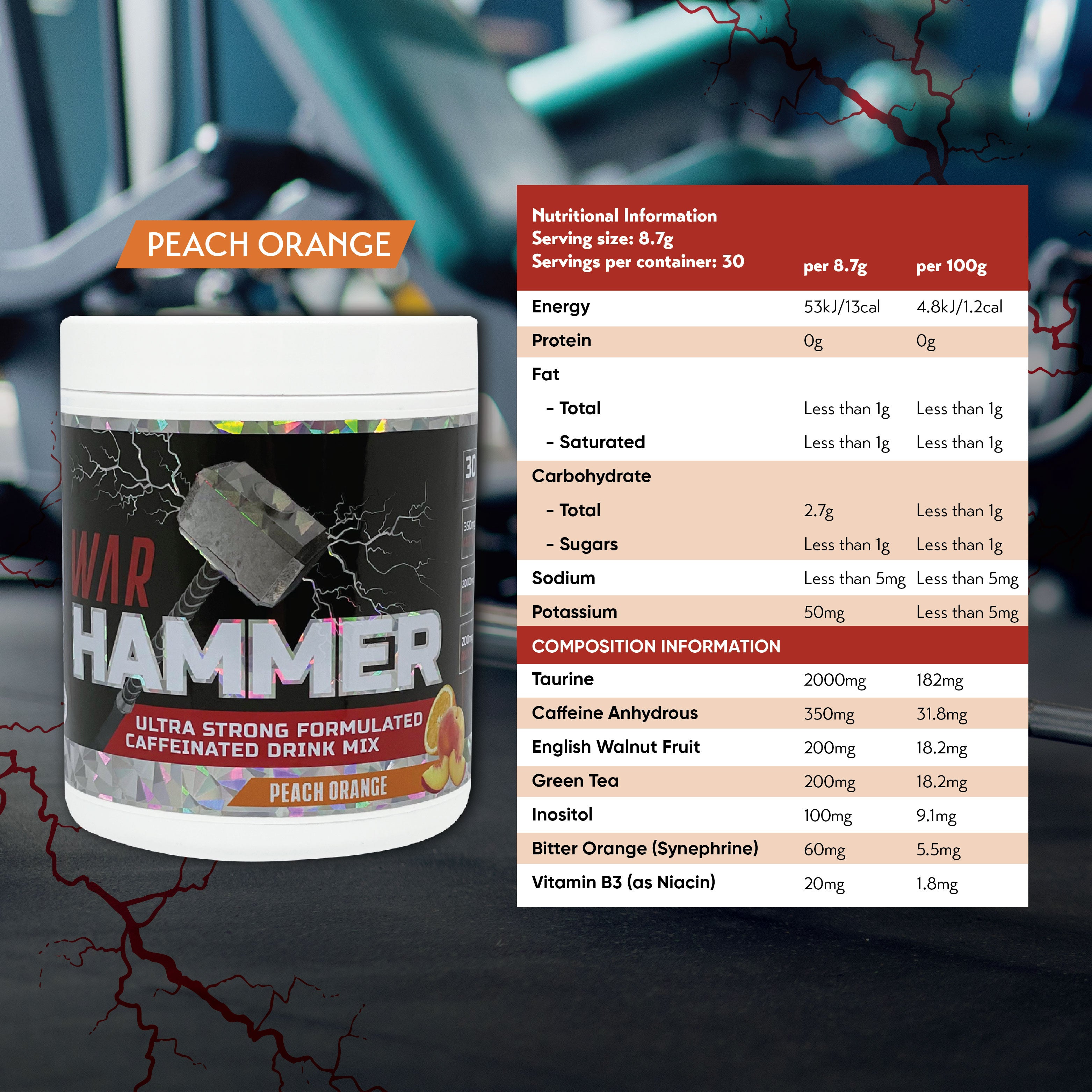 International Protein War Hammer (265g)