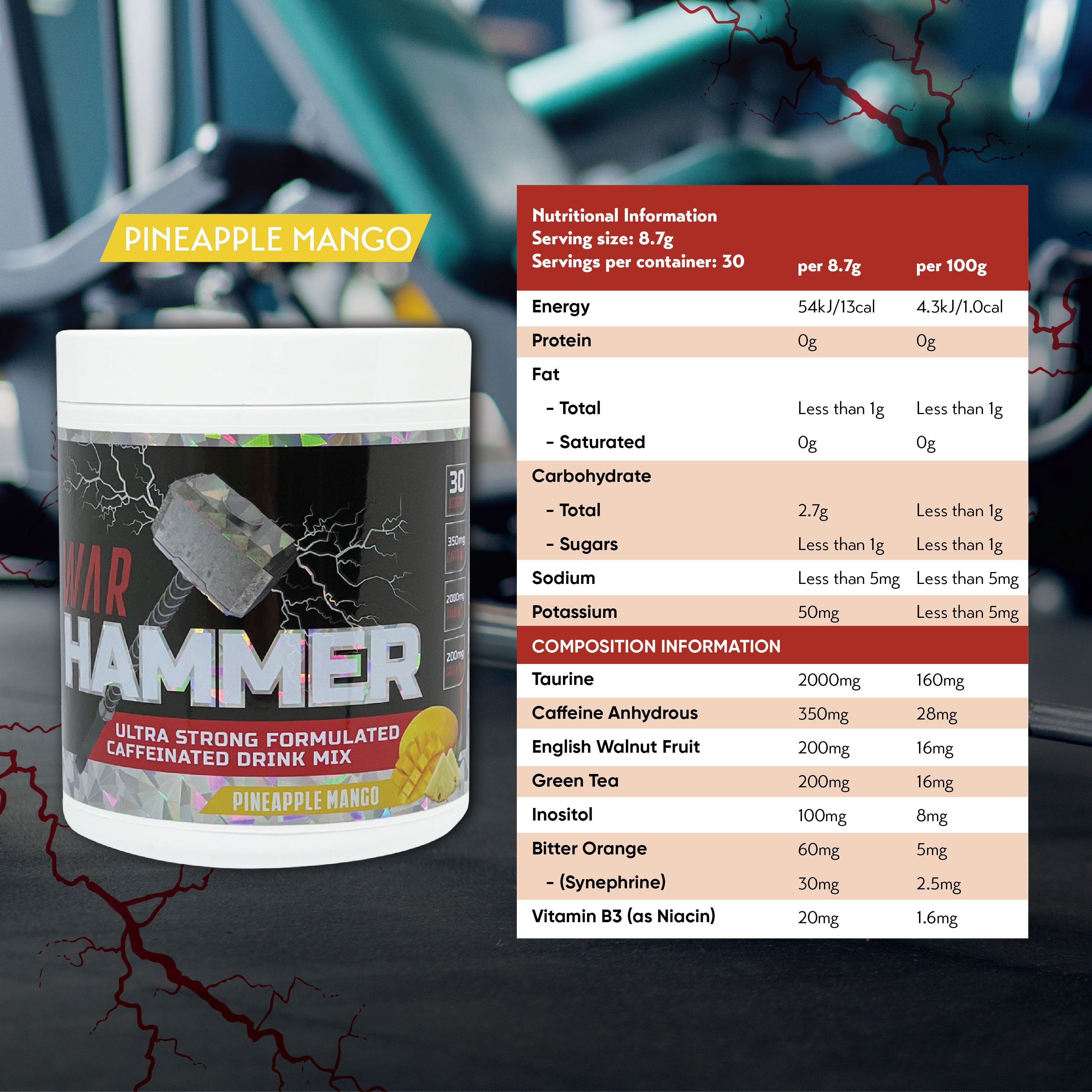 International Protein War Hammer (265g)