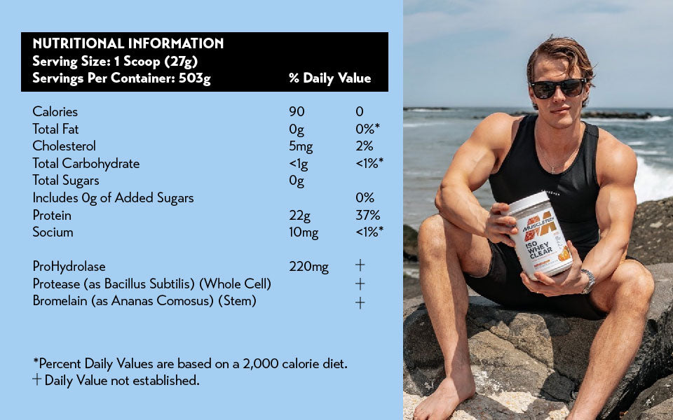 MuscleTech Iso Whey Clear (1.10lbs)