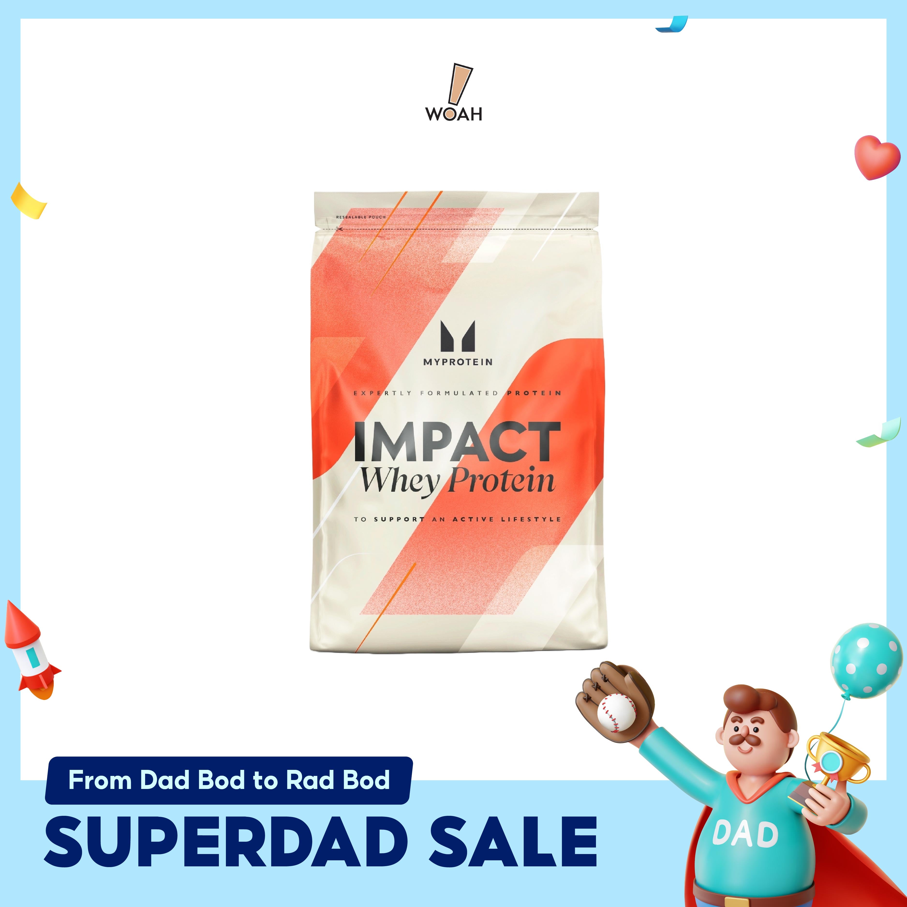 [SUPERDAD SALE] MyProtein Impact Whey Protein (1kg)