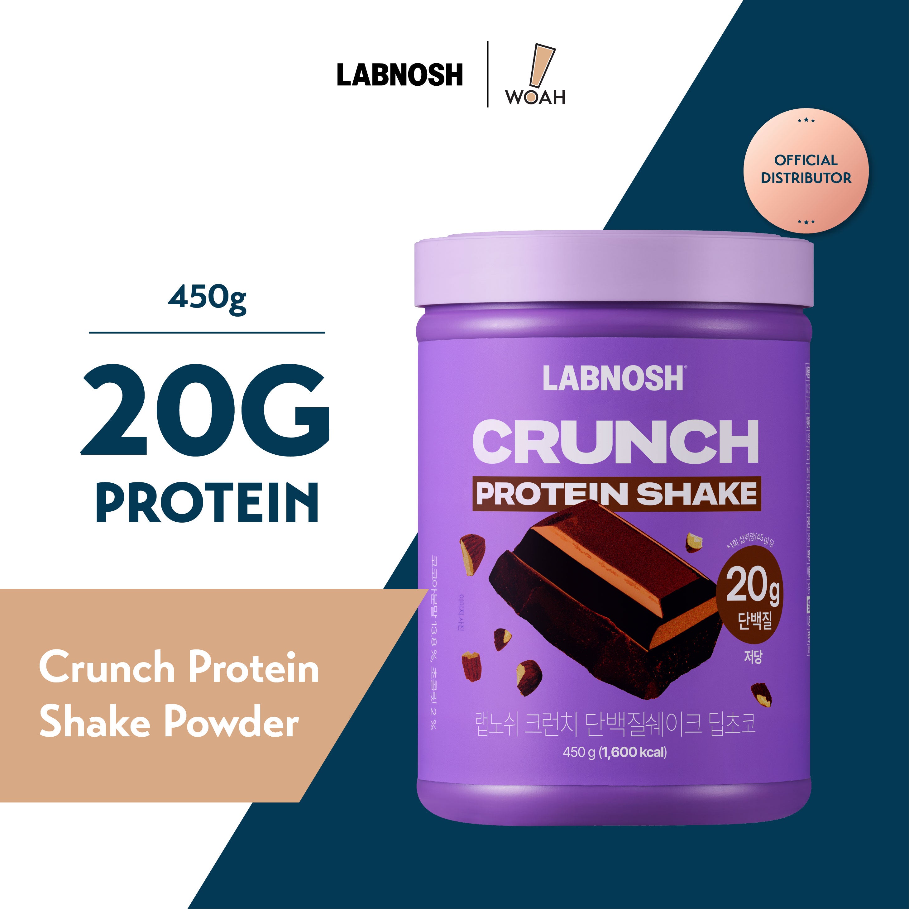 Labnosh Crunch Protein Powder 450g