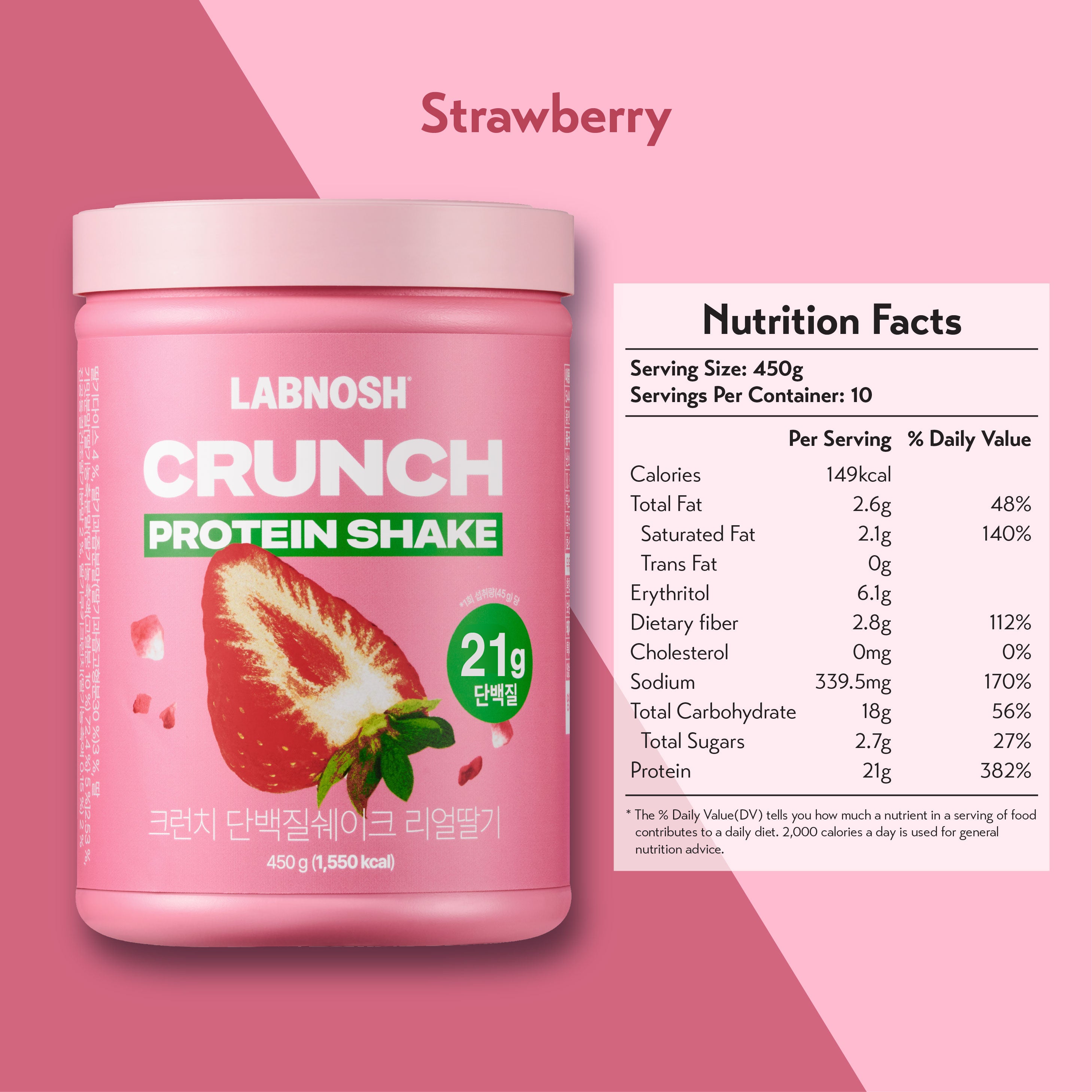 Labnosh Crunch Protein Powder 450g