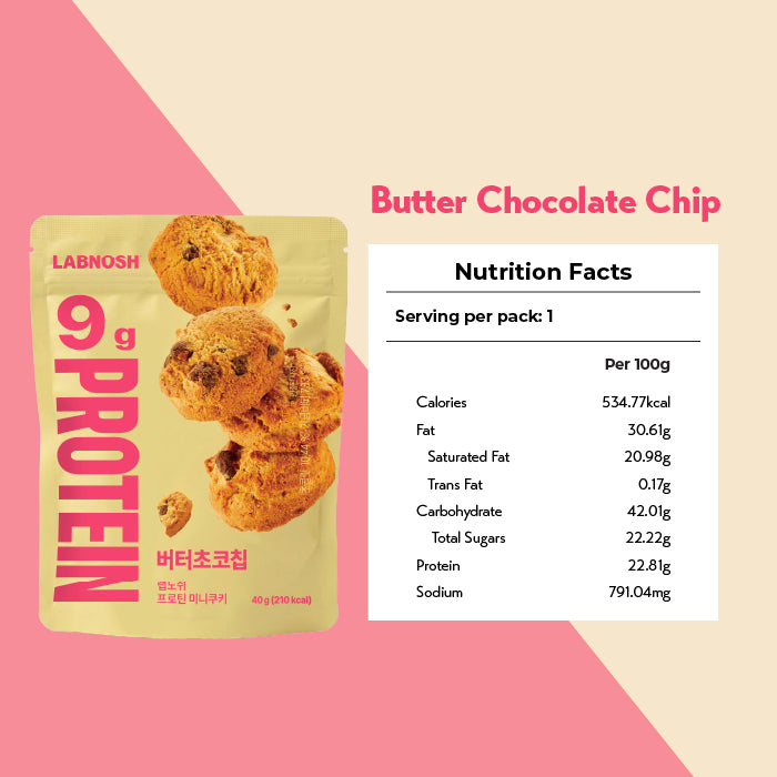 Labnosh Protein Mini Cookie 40g (Pack of 6/12)