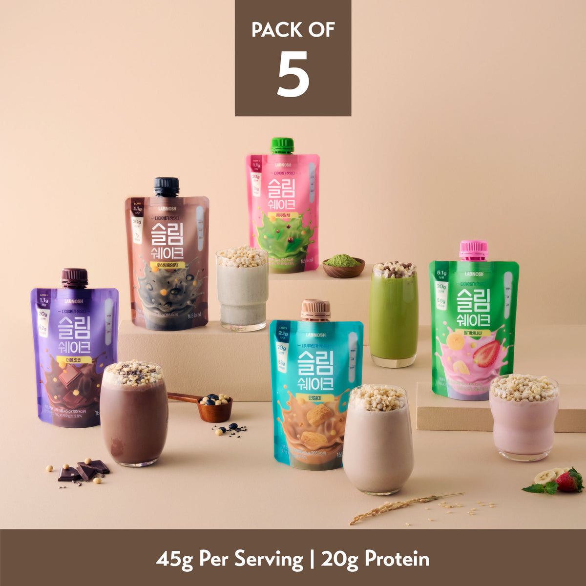 Labnosh Slim Shake (Pack of 5) – Woah Group