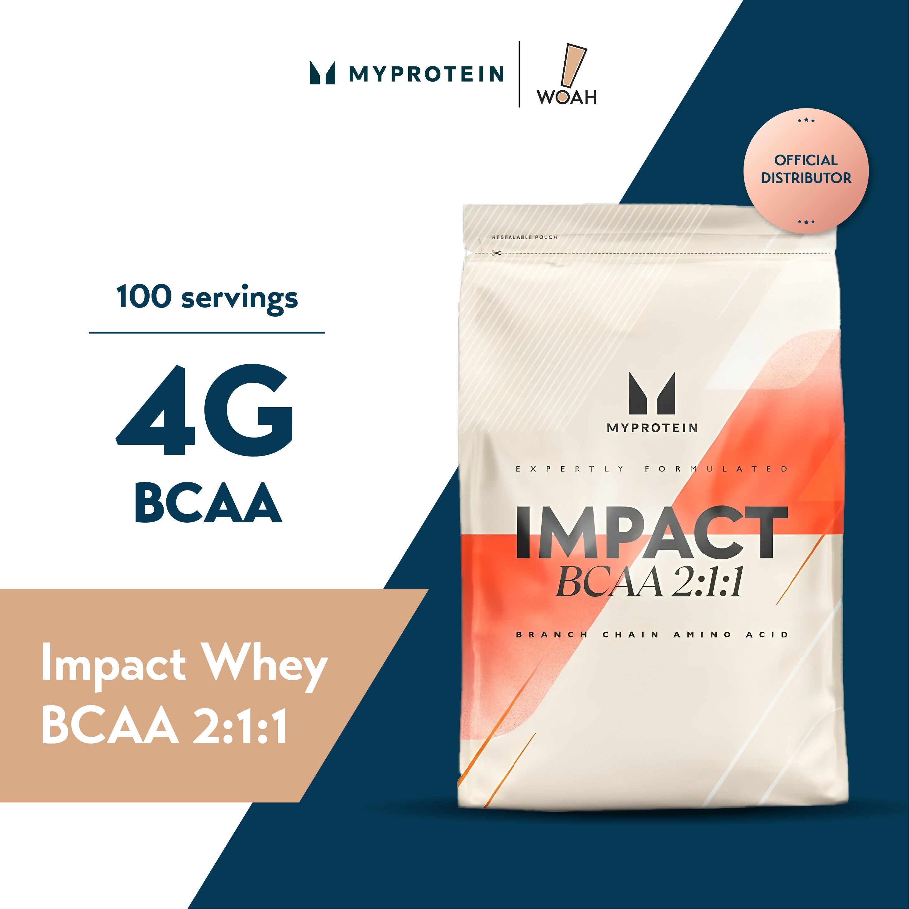 MYProtein Impact BCAA 2:1:1 500g