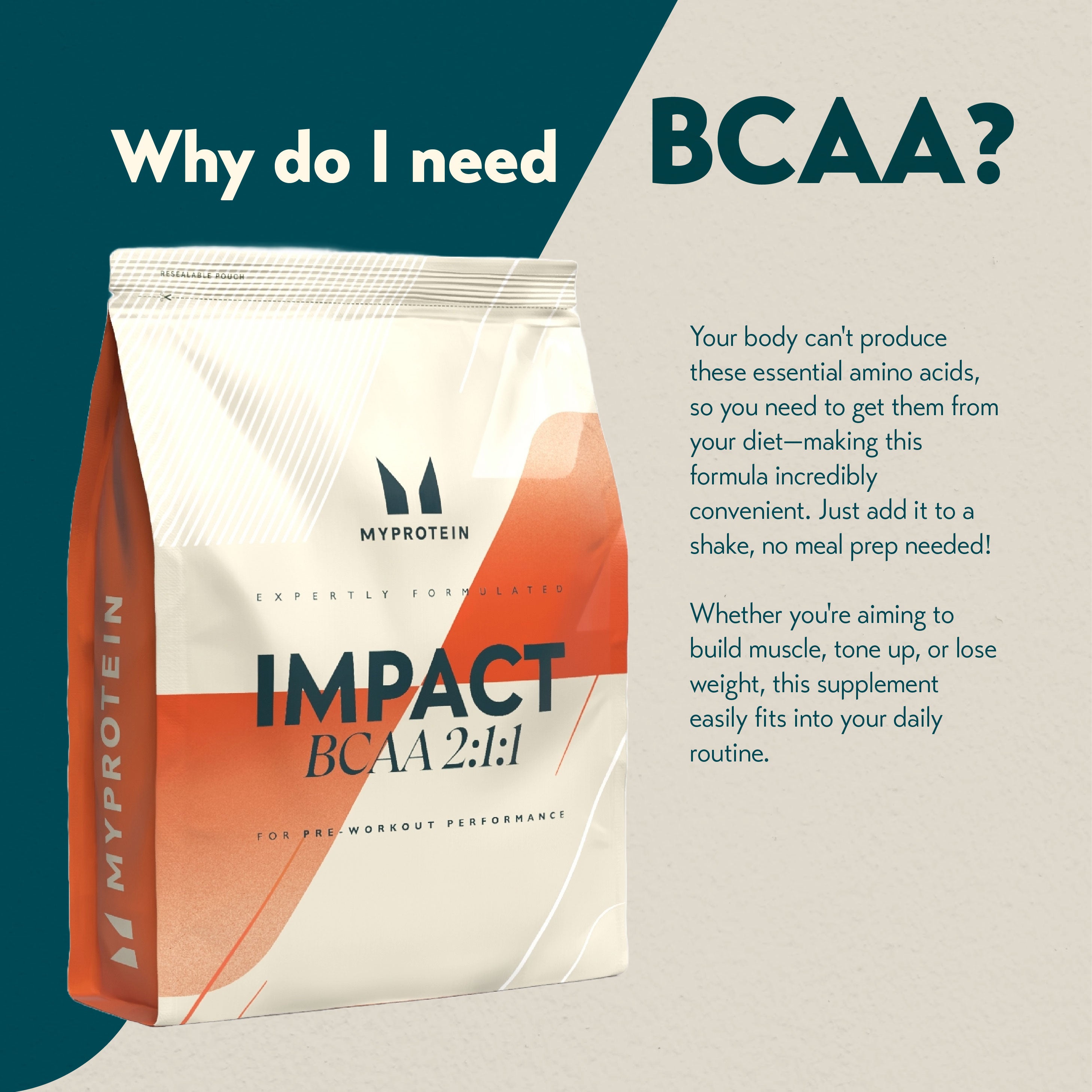 MYProtein Impact BCAA 2:1:1 500g