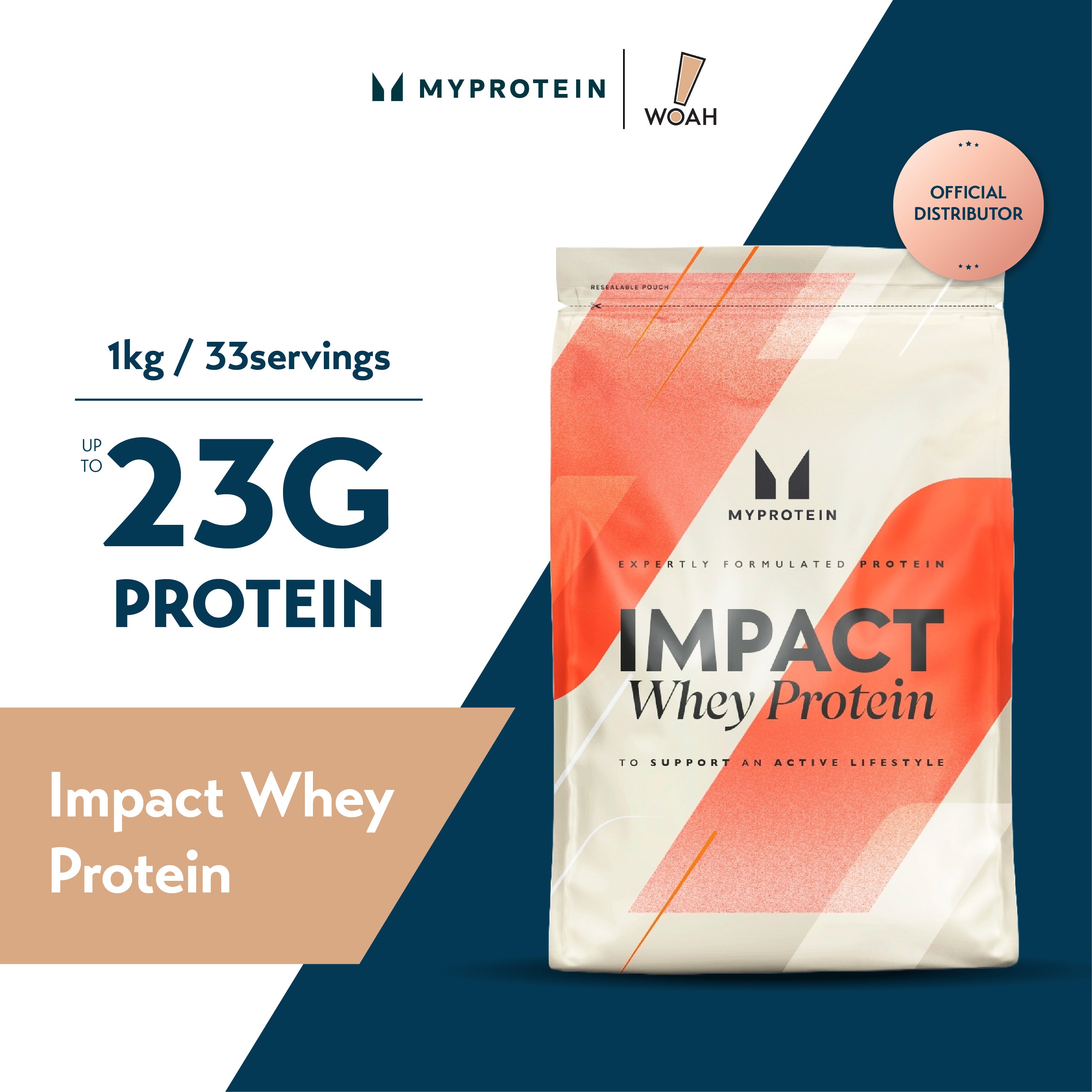 MyProtein Impact Whey Protein (1kg)