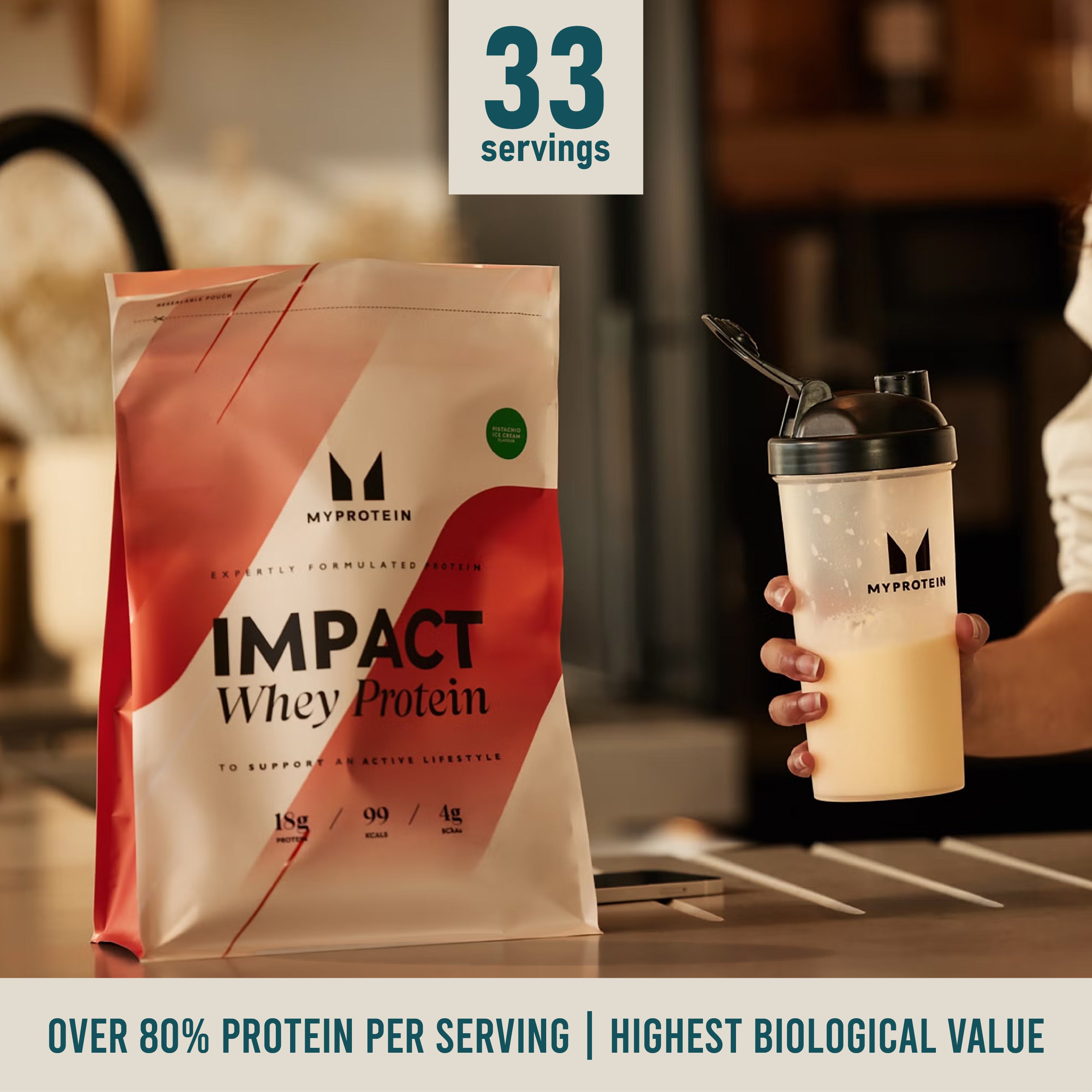MyProtein Impact Whey Protein (1kg)