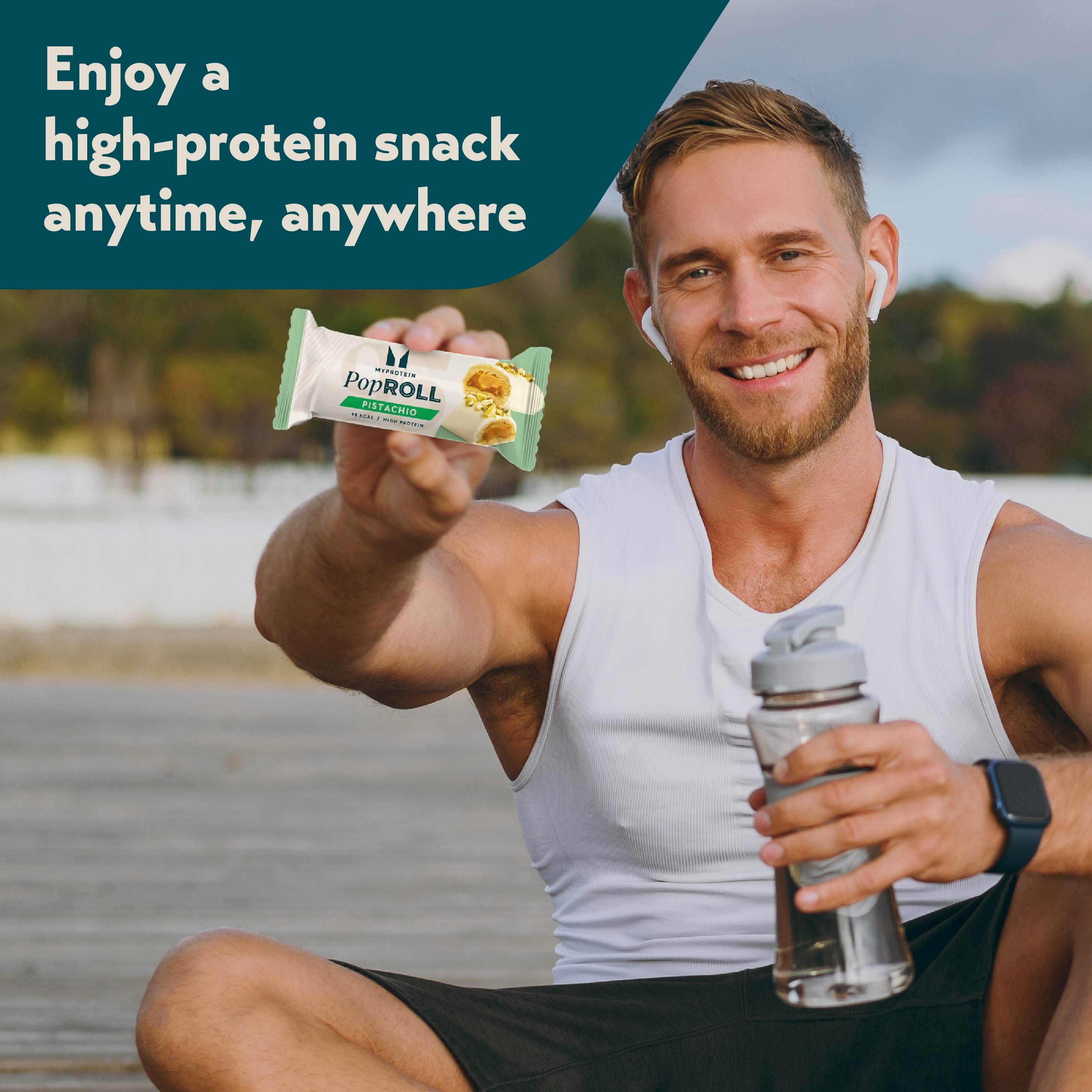 MYProtein Pop Rolls Protein Snacks (Box of 6 / 12)