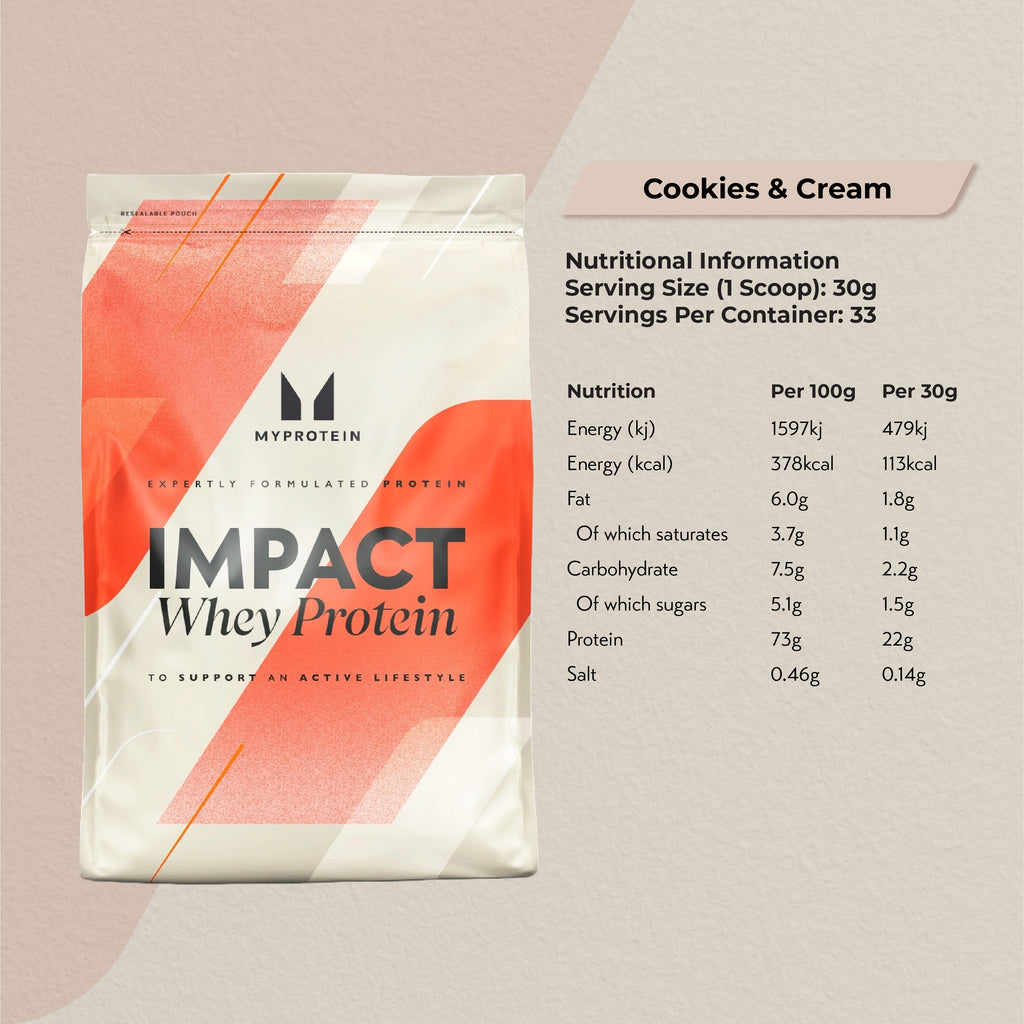 MyProtein Impact Whey Protein (1kg)
